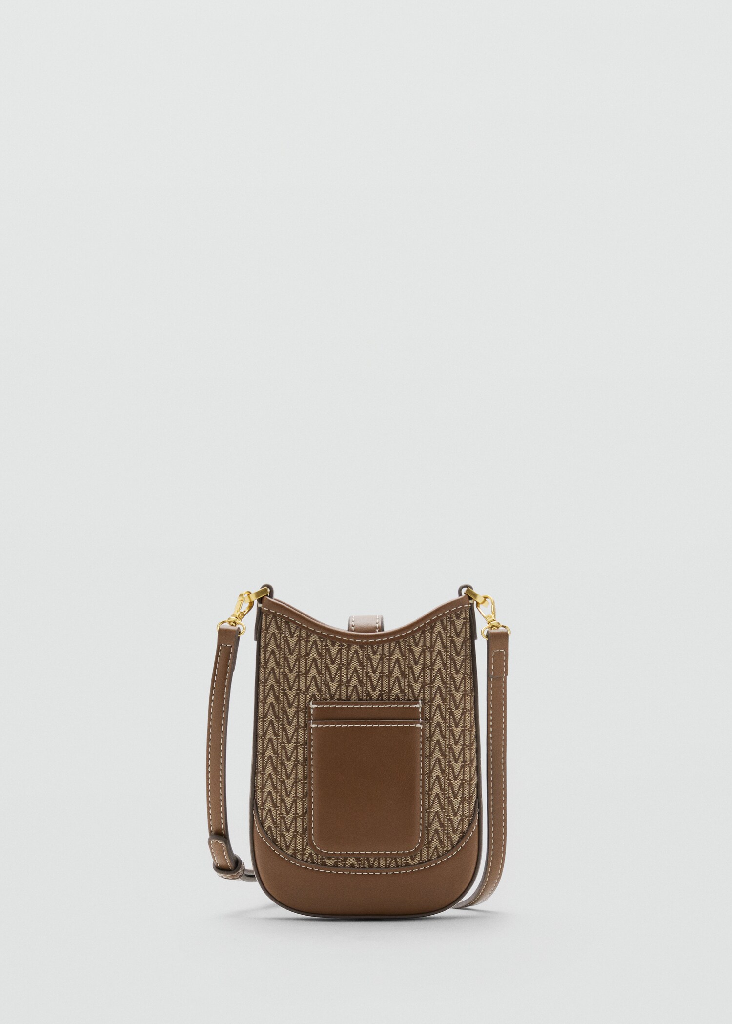 حقيبة هاتف محمول بحزام كتف وشعار جاكار. - تفاصيل المنتج 2