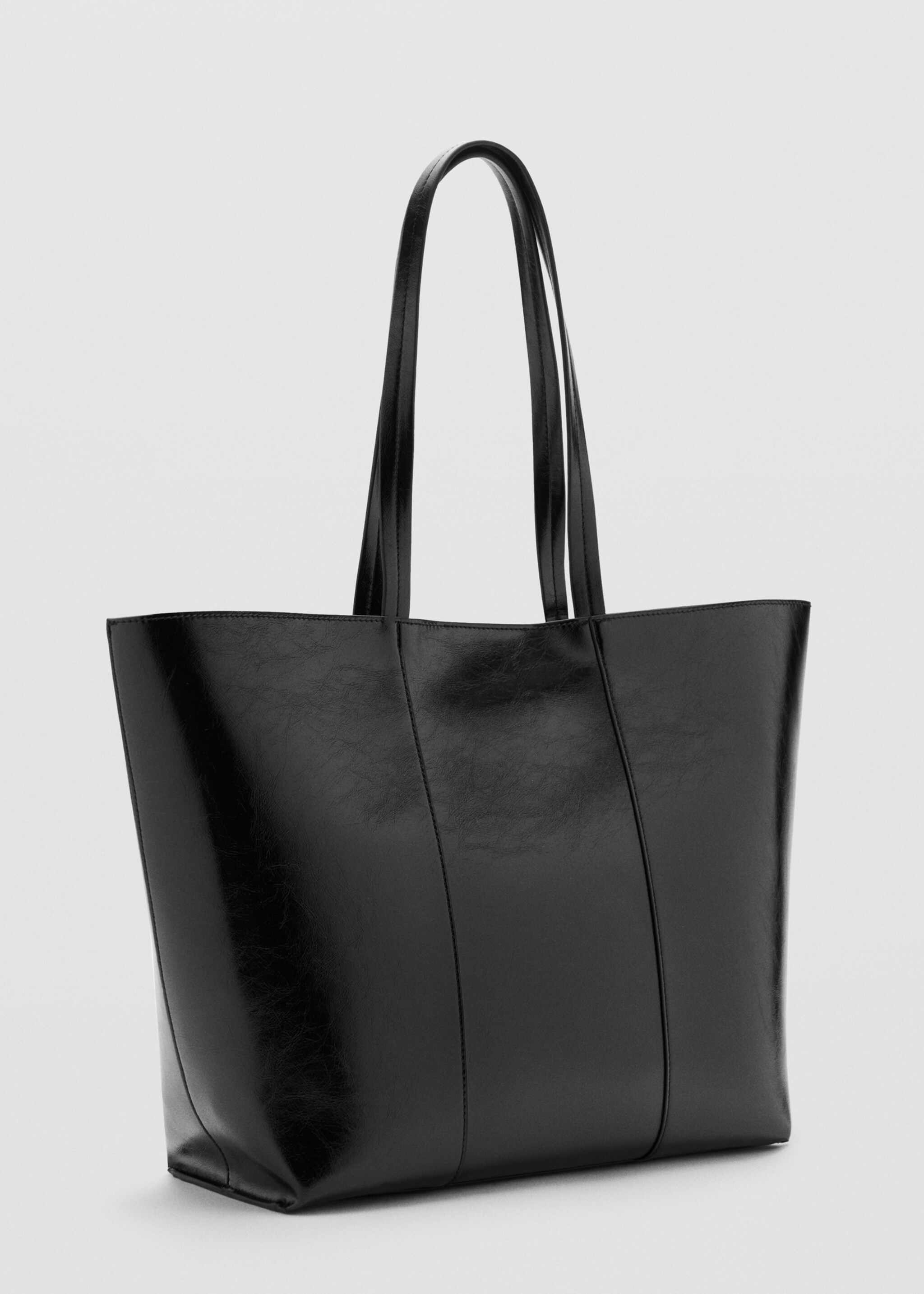 Large shopper bag - Medium plane, Black. Ref: 27051342-00.