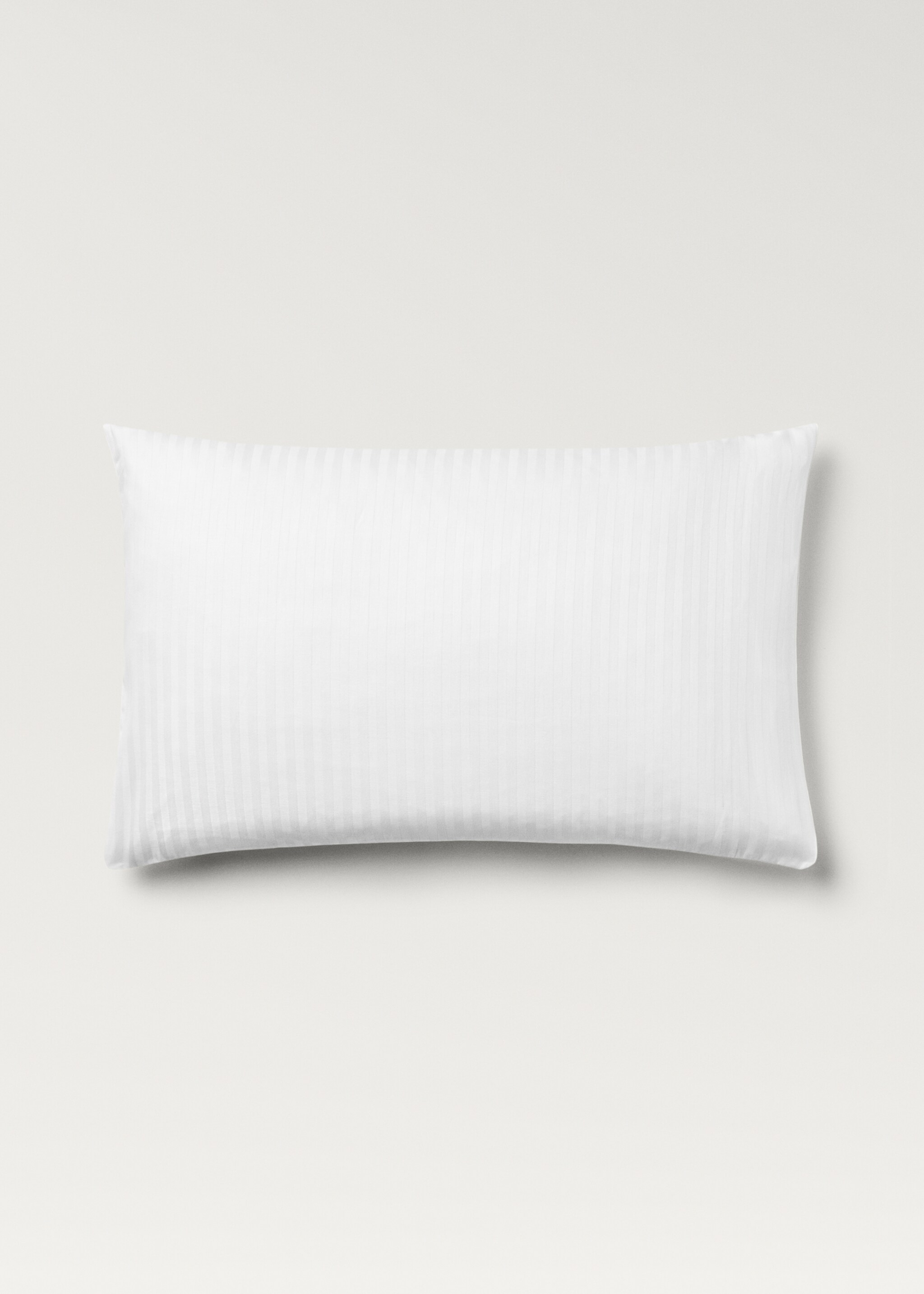 Pillow protector cotton stripes 50x75 cm - Article without model, White. Ref: 27051347-00.