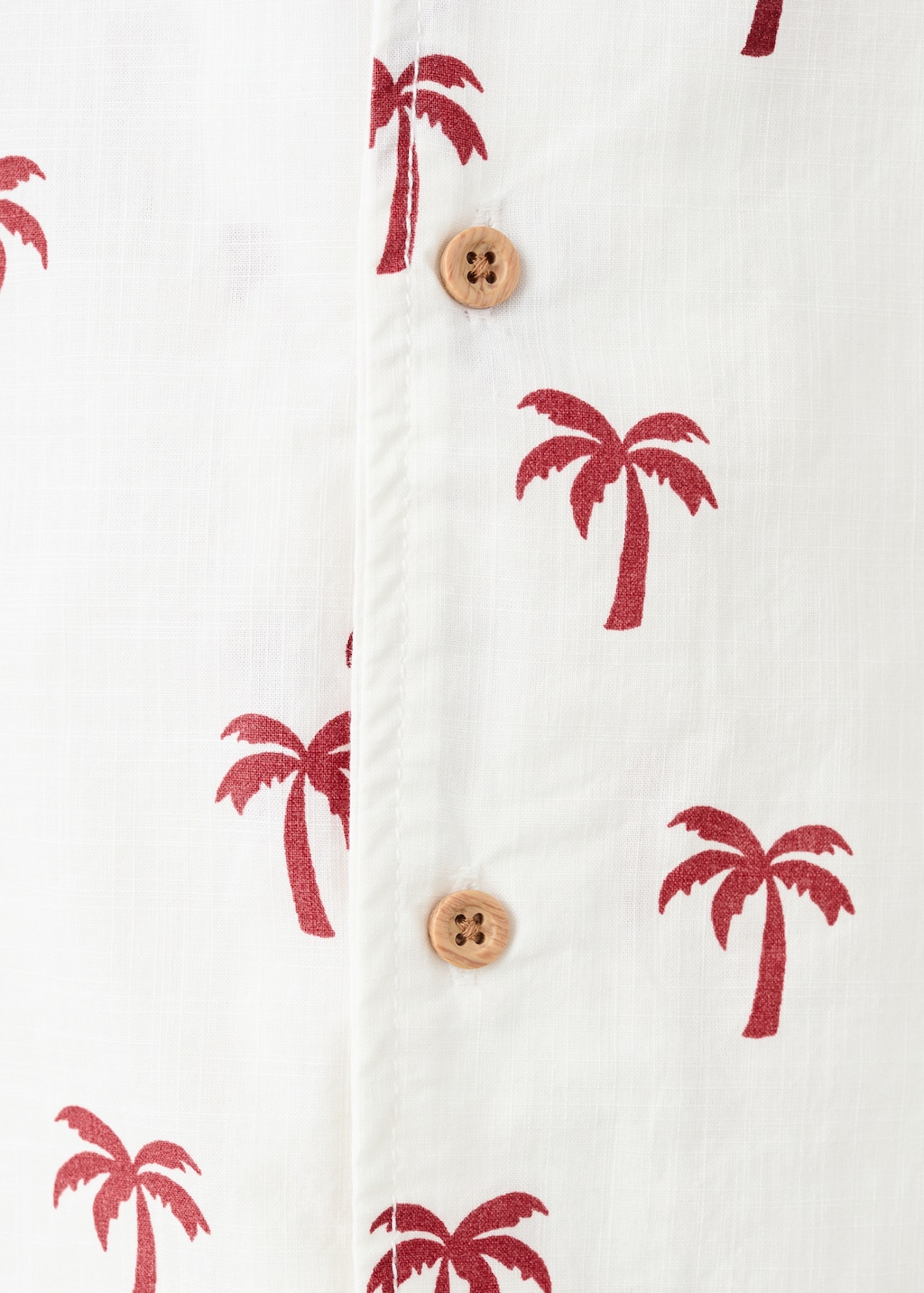 Palm trees design cotton shirt