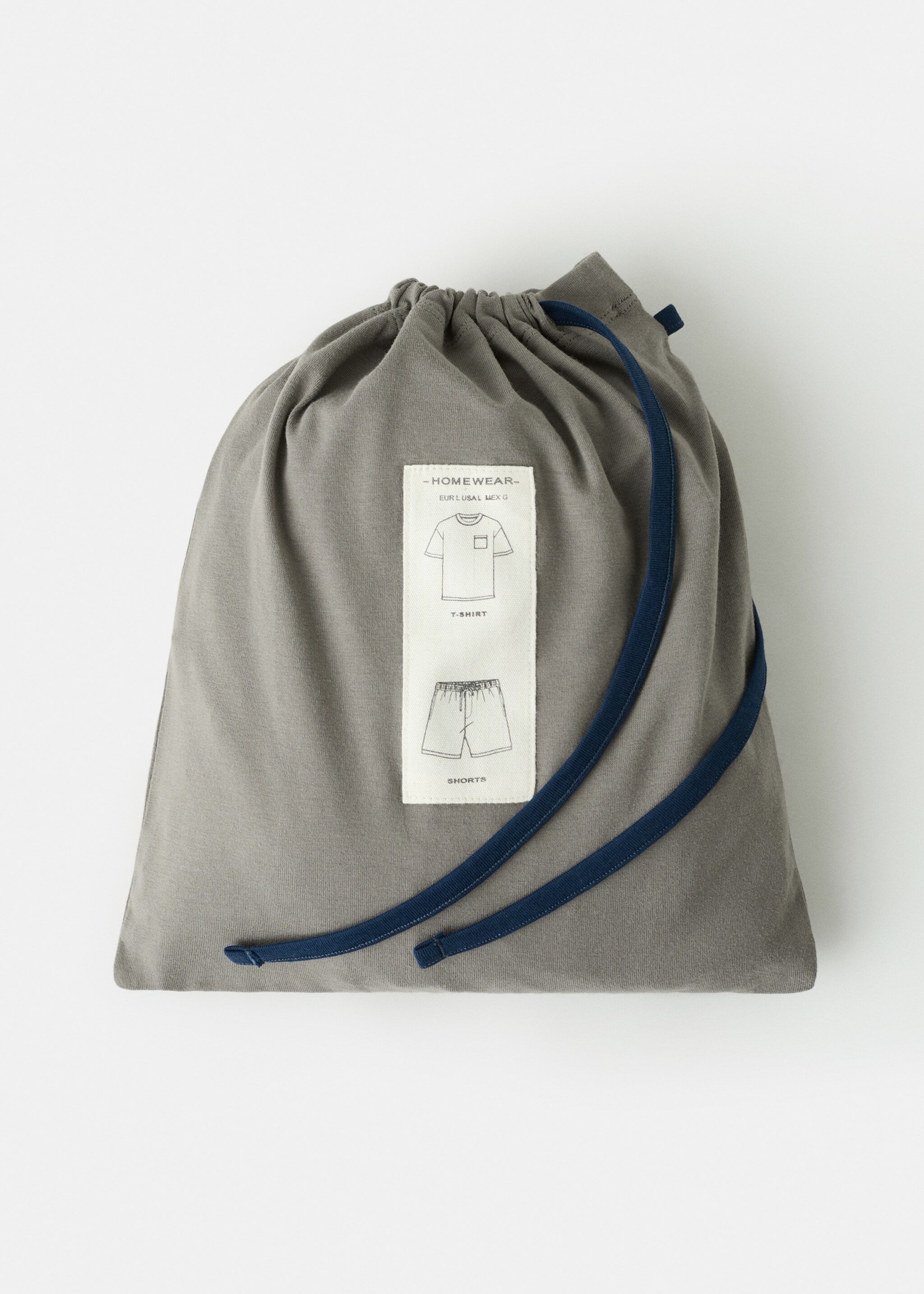 Cotton pyjama shorts pack - Details of the article 0, Coffee. Ref: 27051510-00.