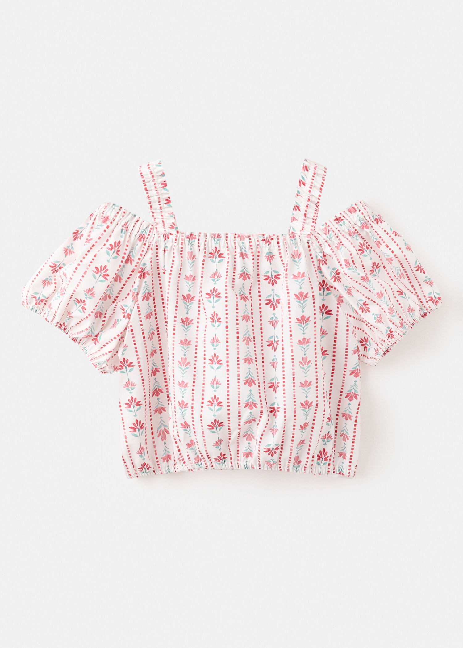 Floral print blouse - Reverse of the article