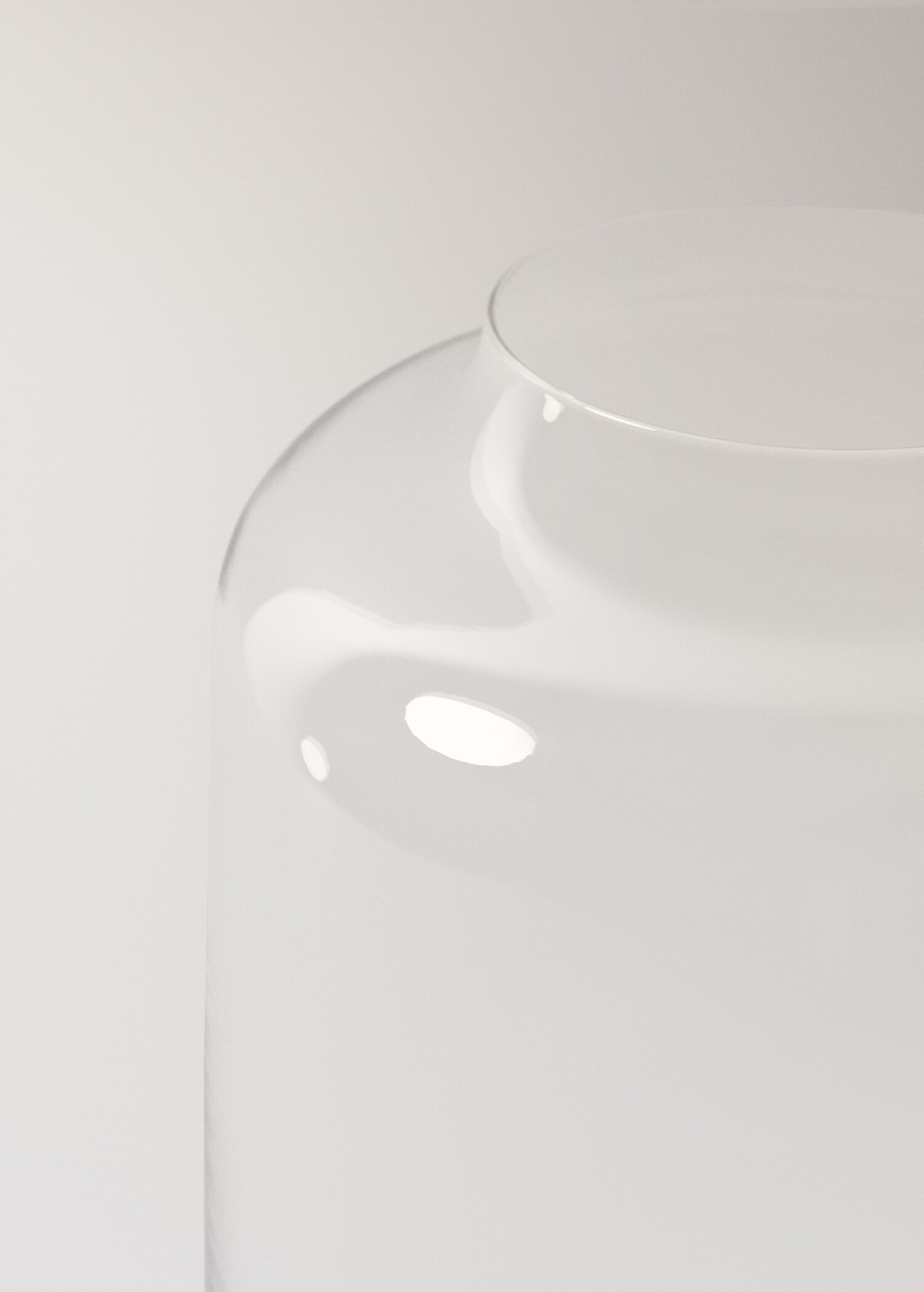 Large glass vase - Details of the article 1