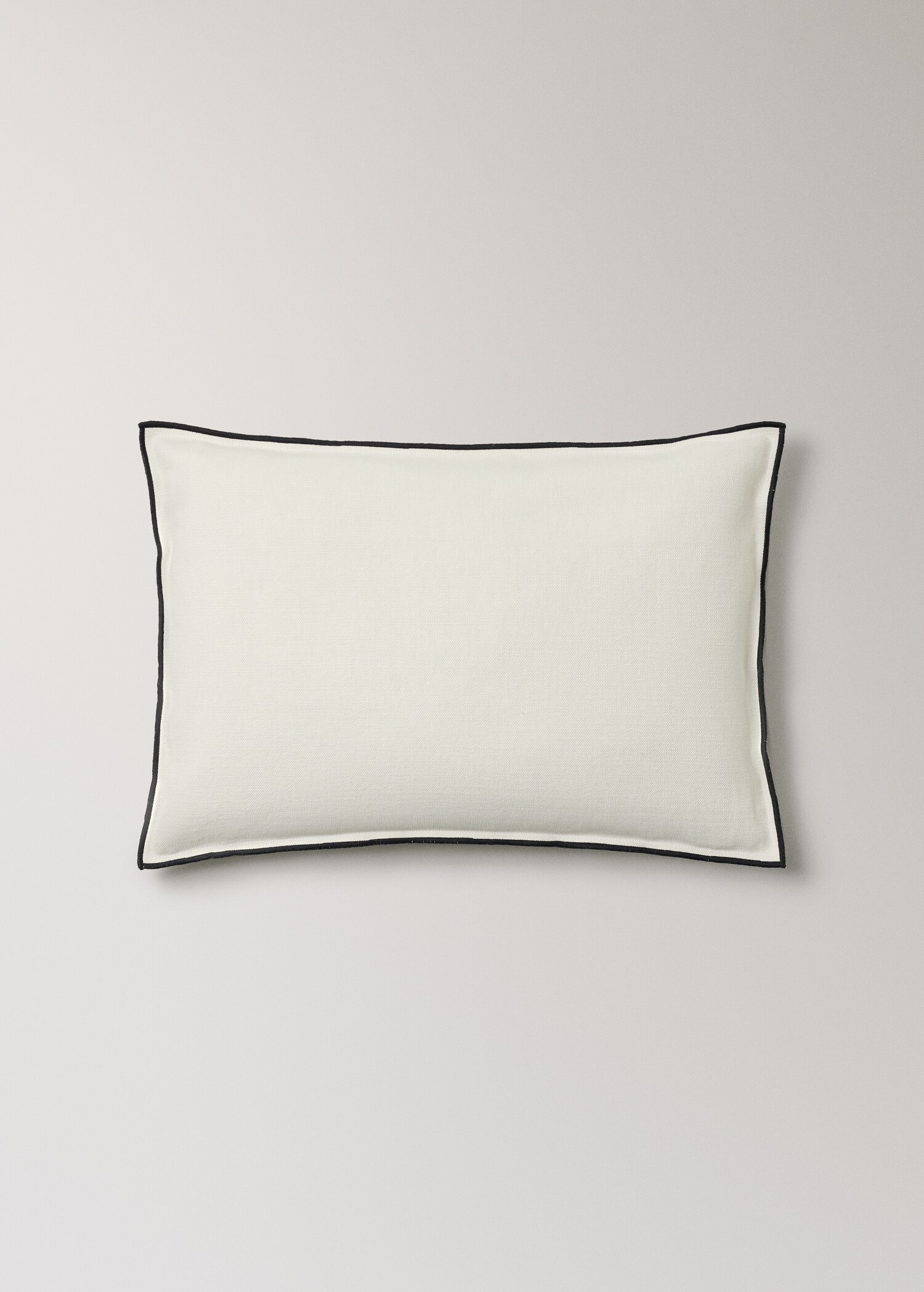 Povlak na polštář overlockový lem bavlna a len 40 x 60 cm - Zboží bez modelu