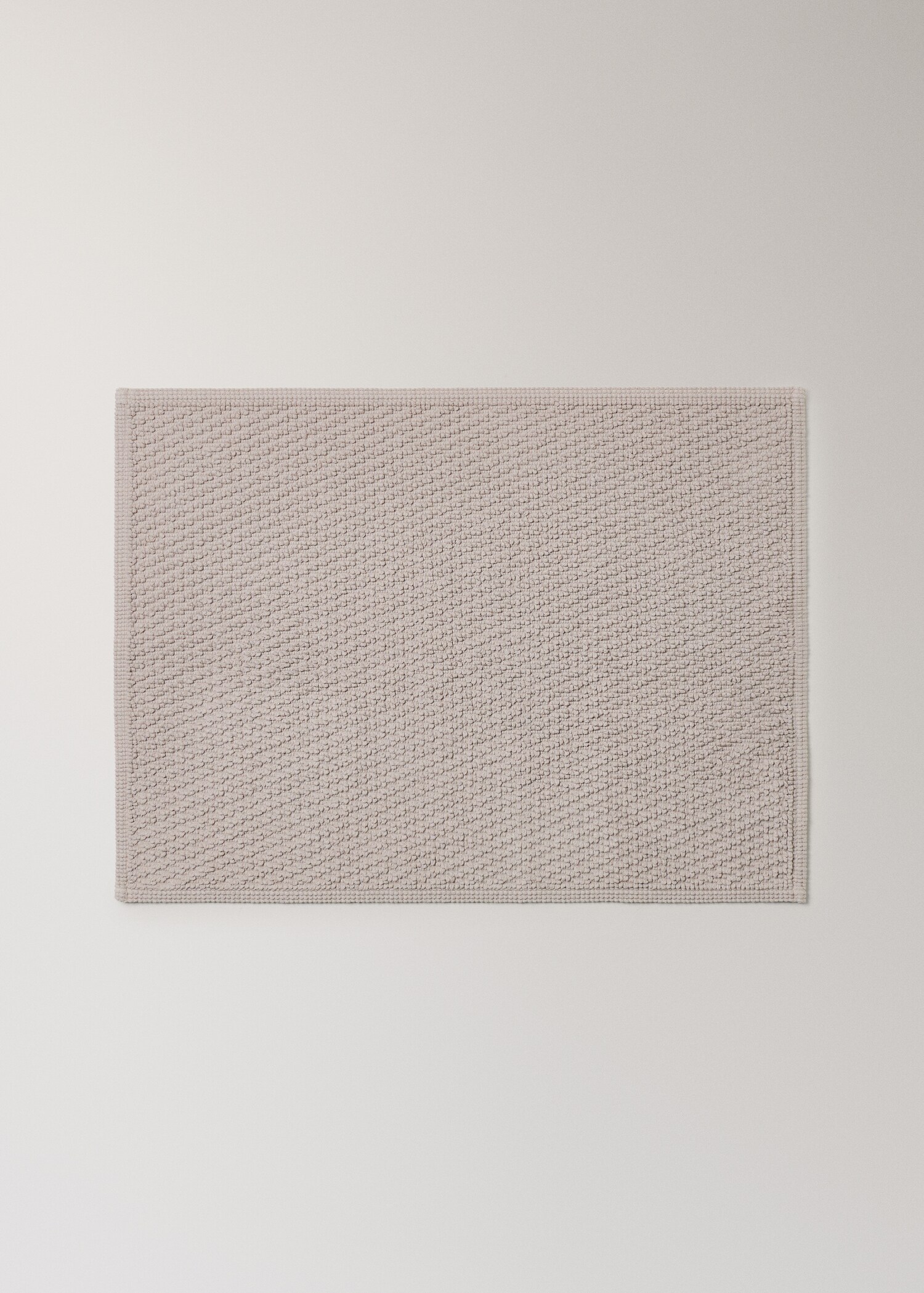 Waffle cotton looped bath mat - Article without model