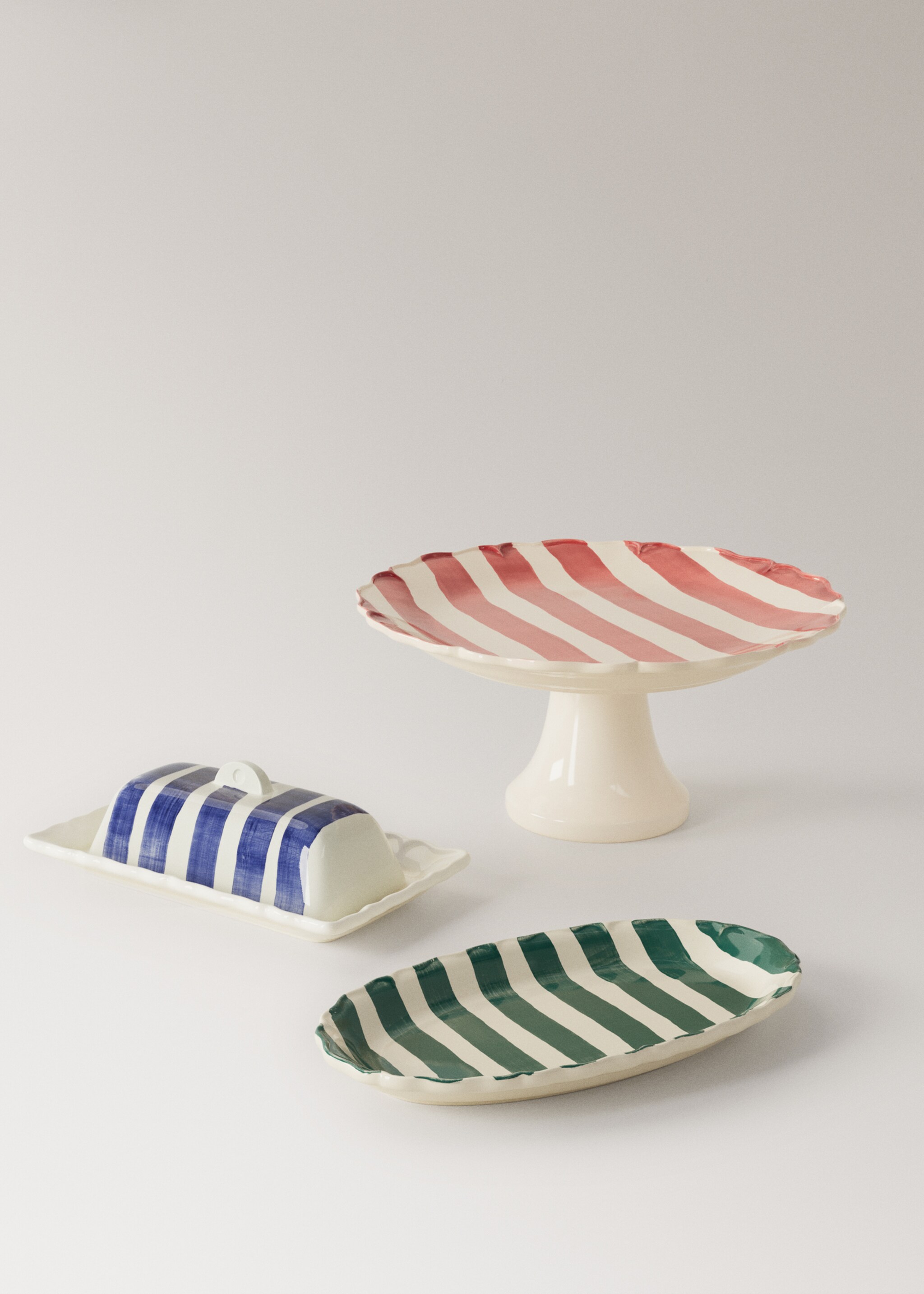 Serving dish ronda - Details of the article 3, Petrol Blue. Ref: 27051533-00.