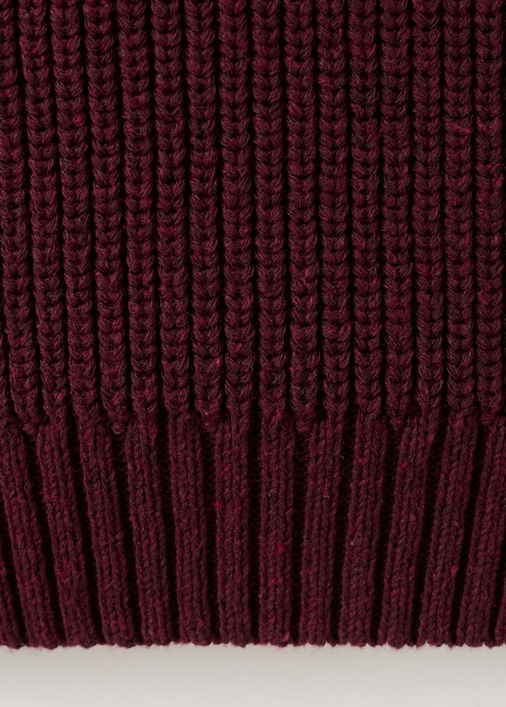 Asymmetrical sweater with shoulder opening