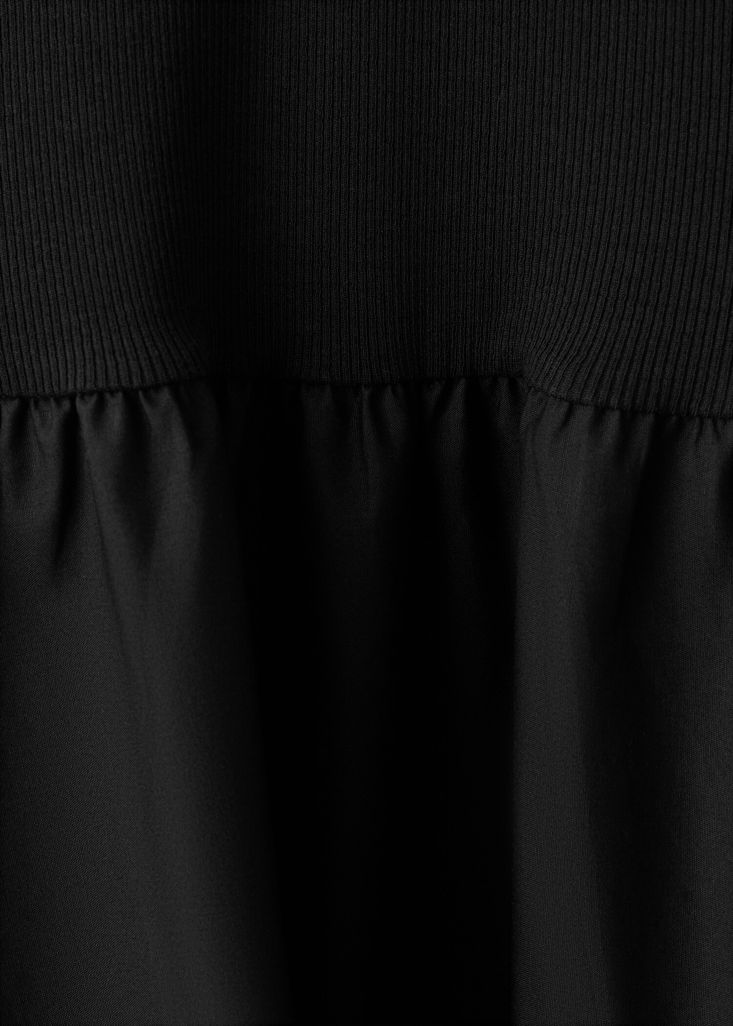 Vestido combinado cuello polo - Detalle del artículo 0