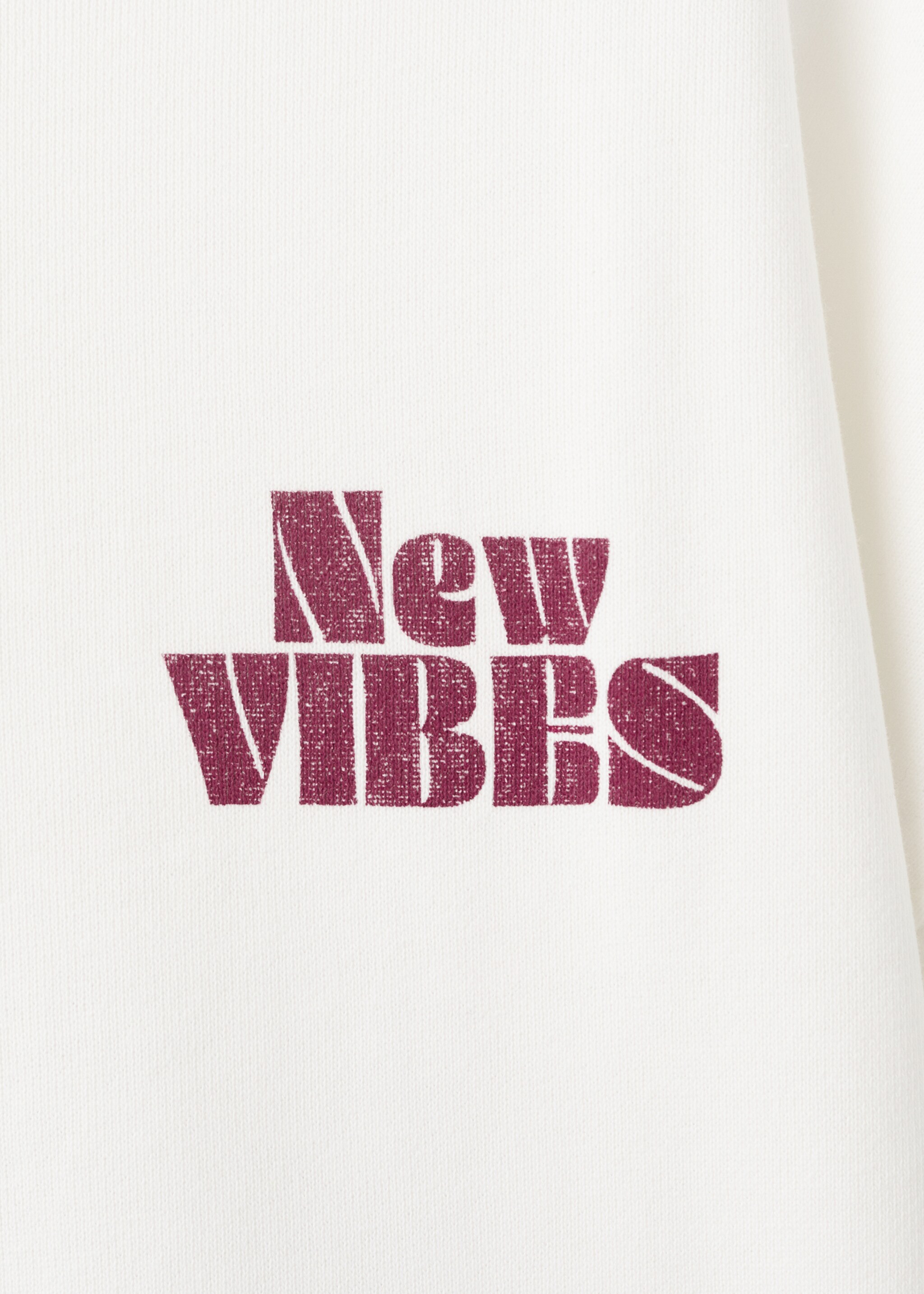 Printed cotton sweatshirt - Details of the article 8, Off White. Ref: 27052543-00.