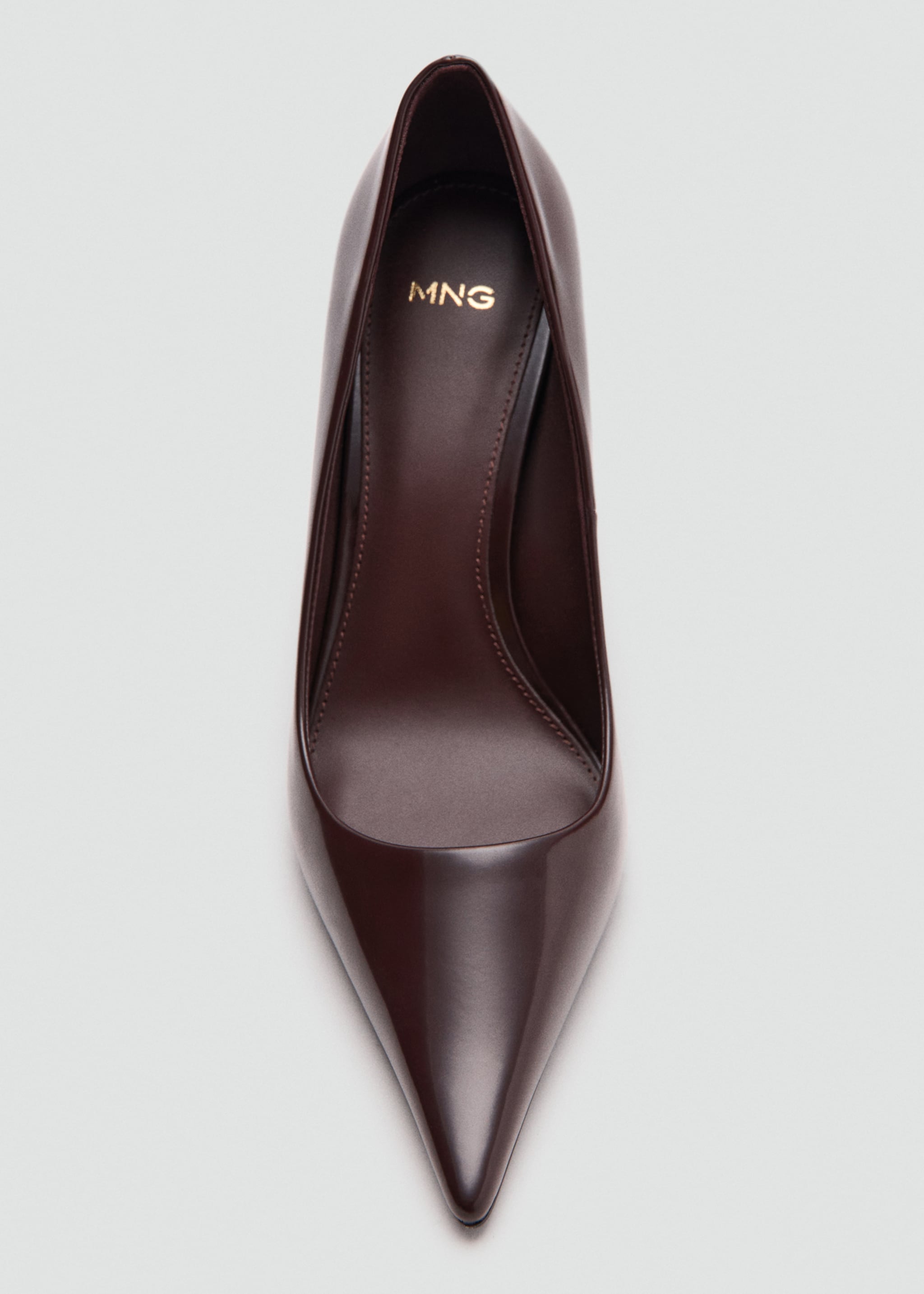 High-heeled shoes - Details of the article 2, Chocolate. Ref: 27052544-00.