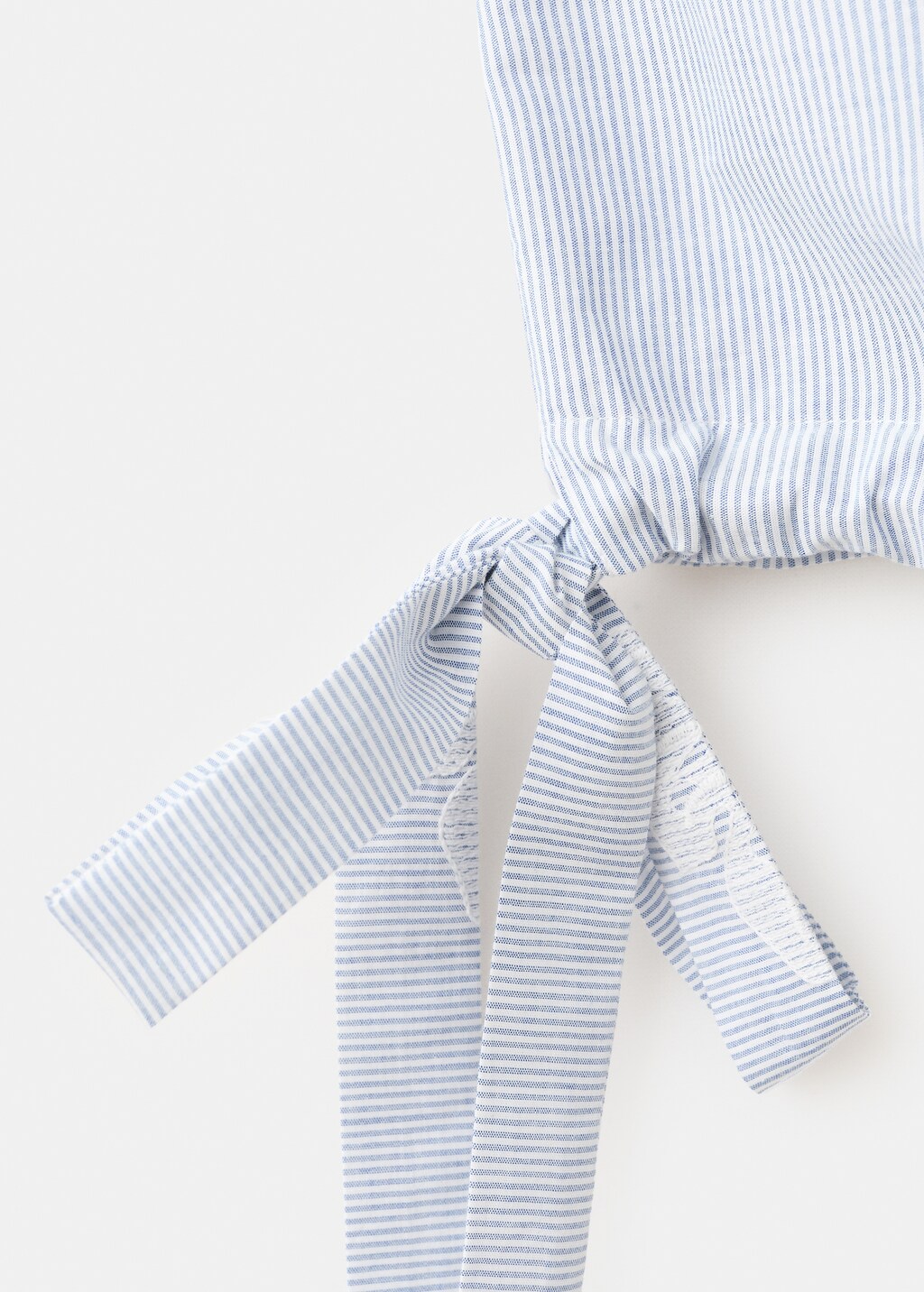Embroidered striped top - image 5