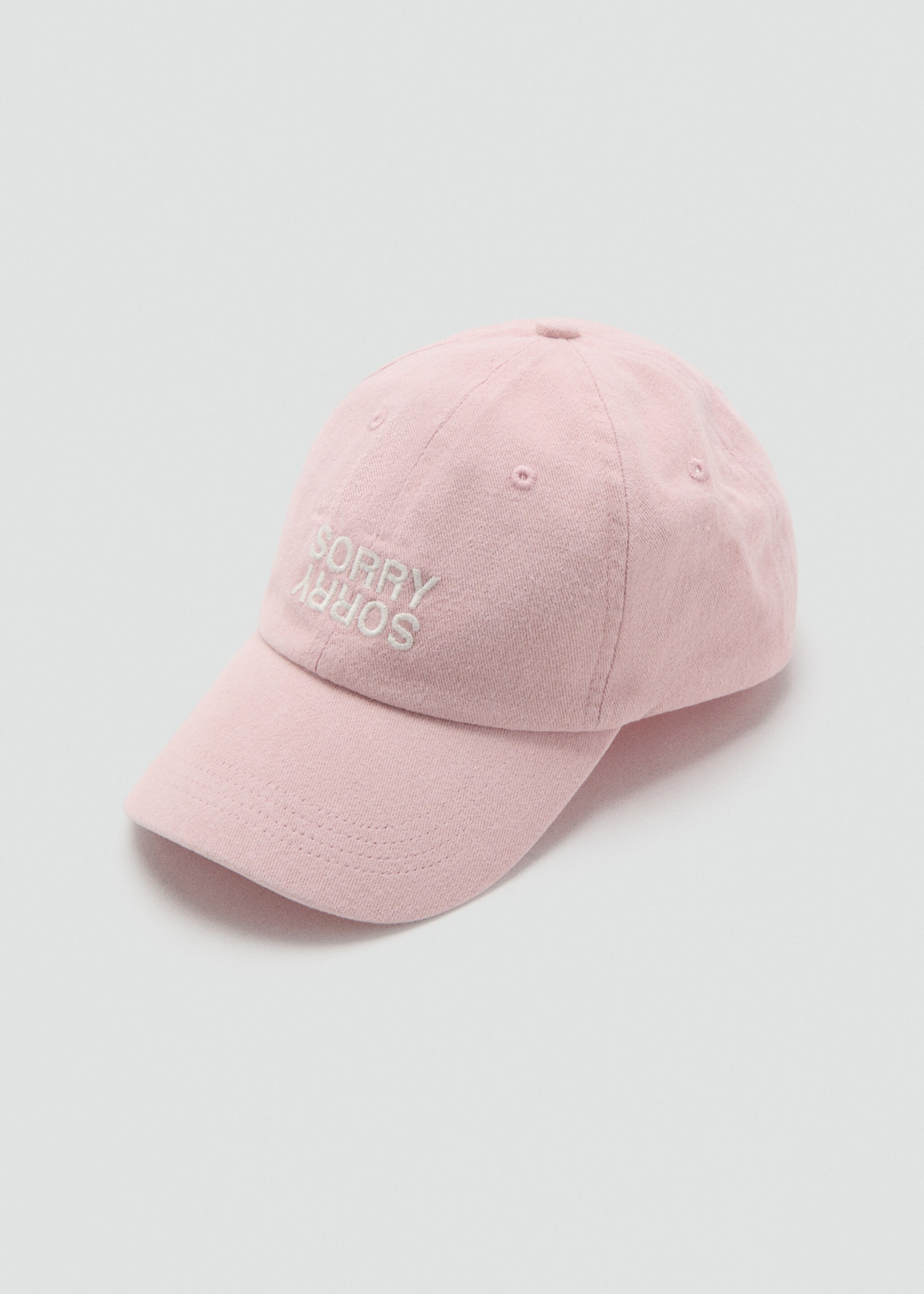 Cap sorry - Details of the article 1, Pastel Pink. Ref: 27052551-00.