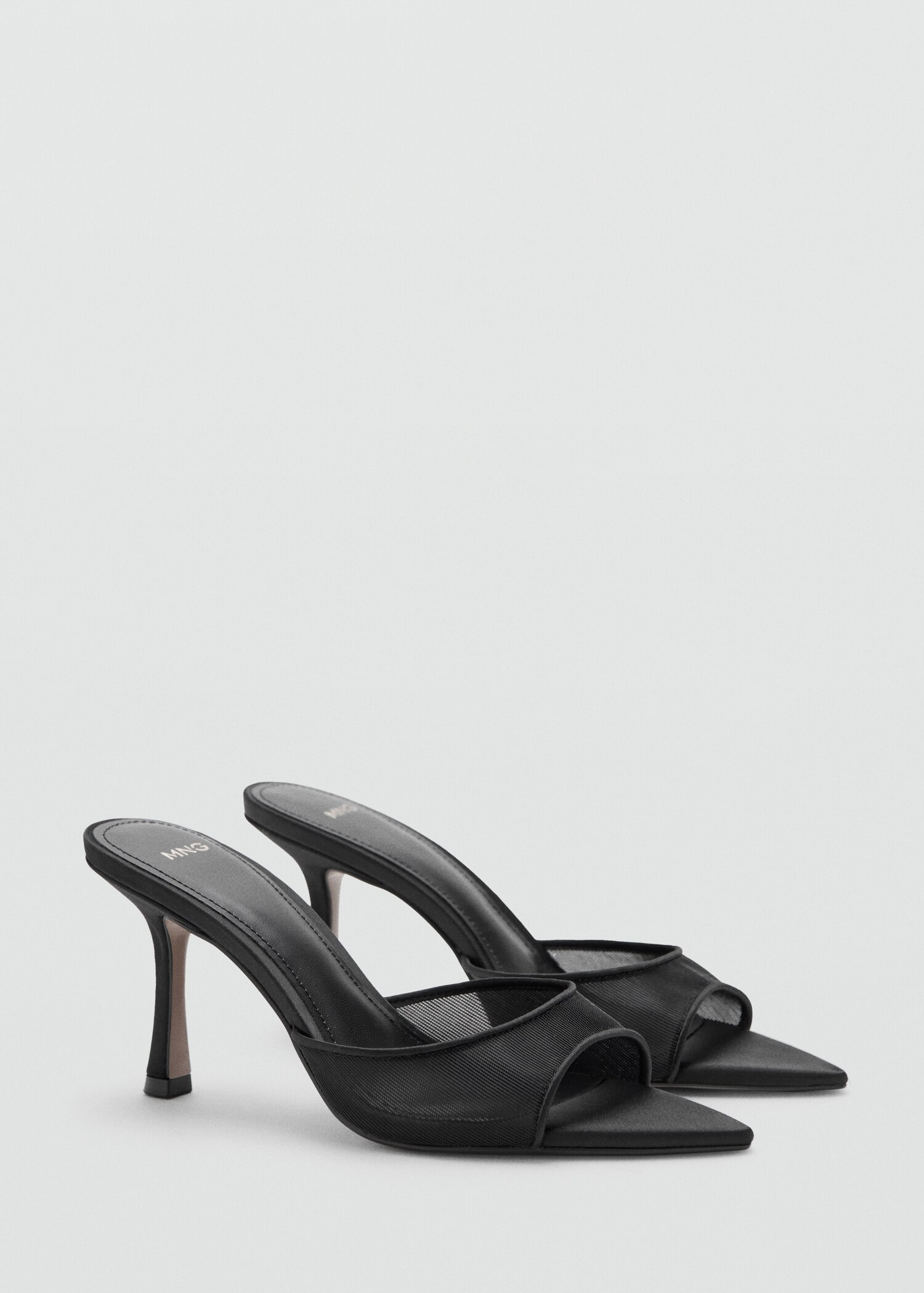 Pointed heel sandals - Medium plane