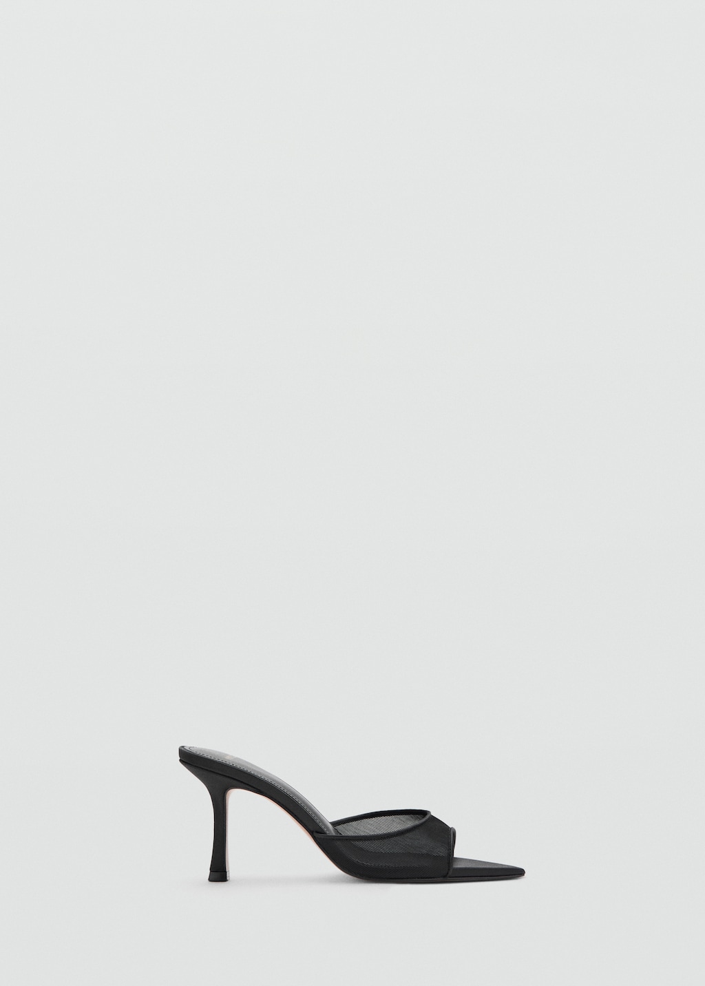 Pointed-heel sandals - Black