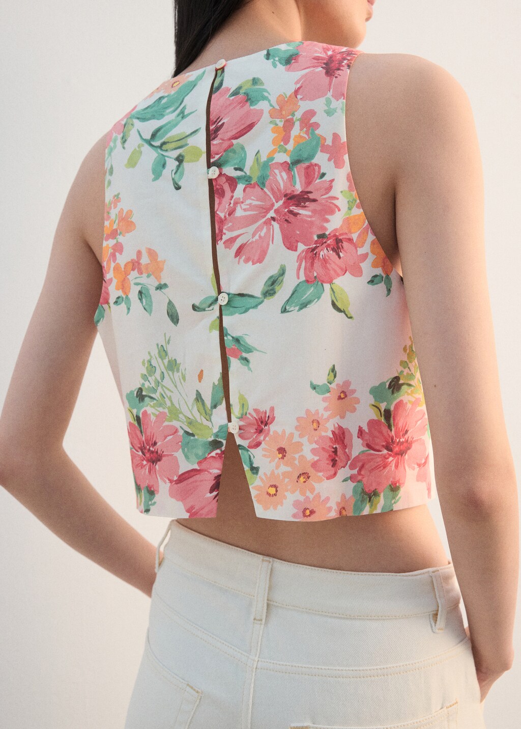 Printed crop top - image 3