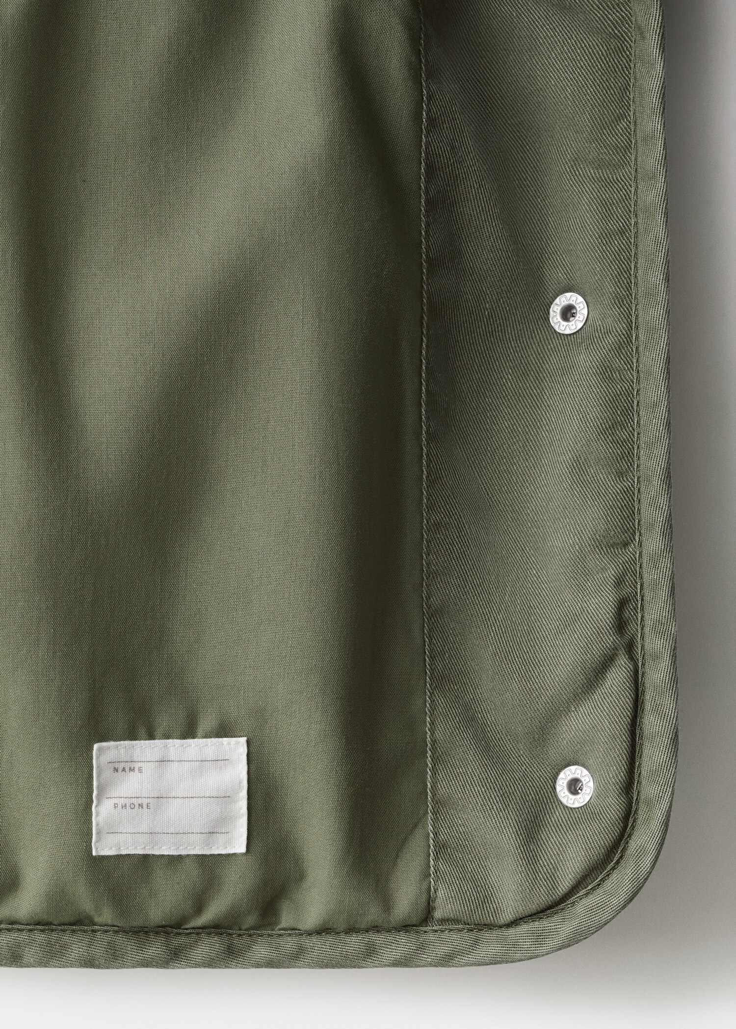 Padded lyocell jacket - Details of the article 0