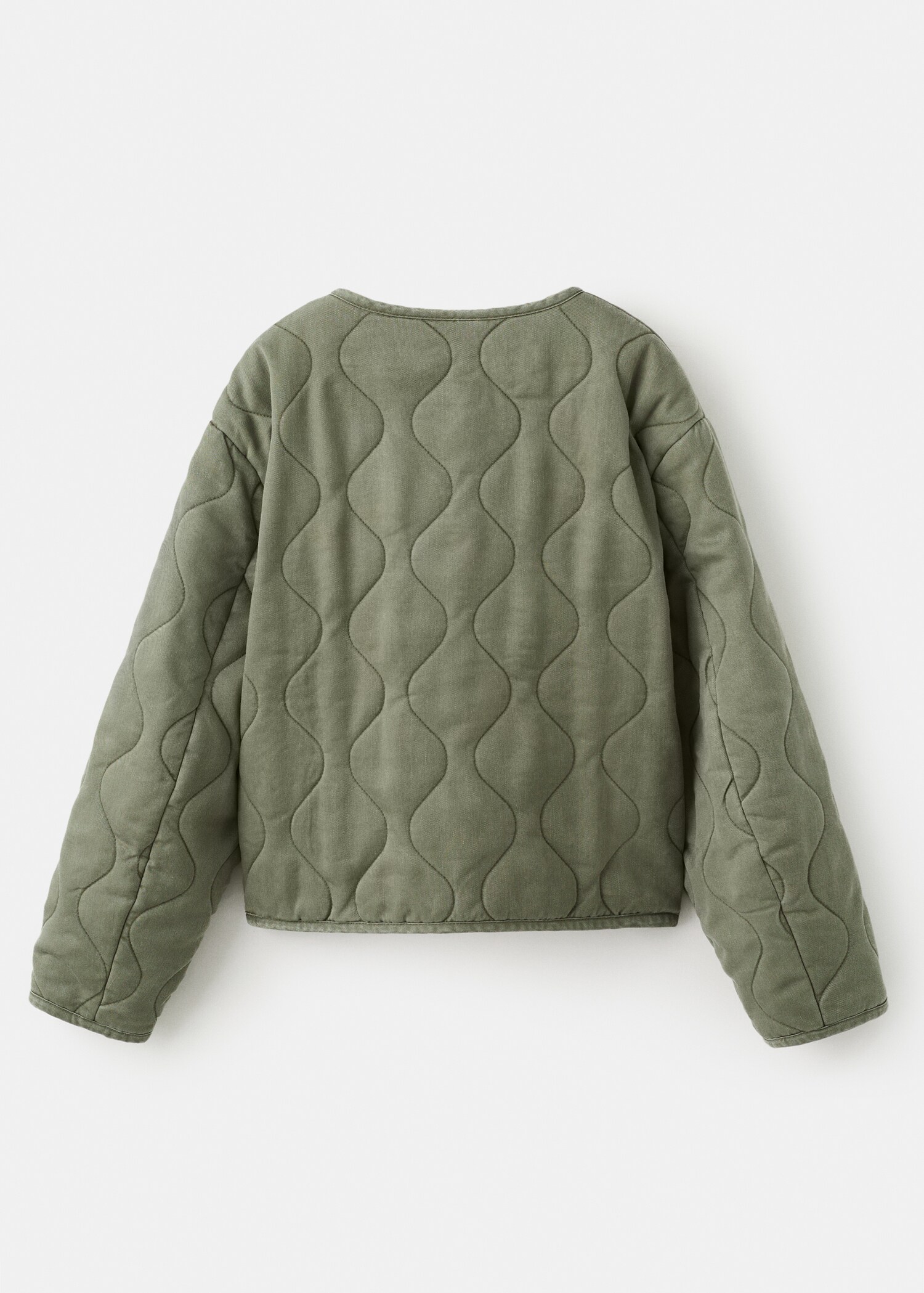 Padded lyocell jacket - Reverse of the article