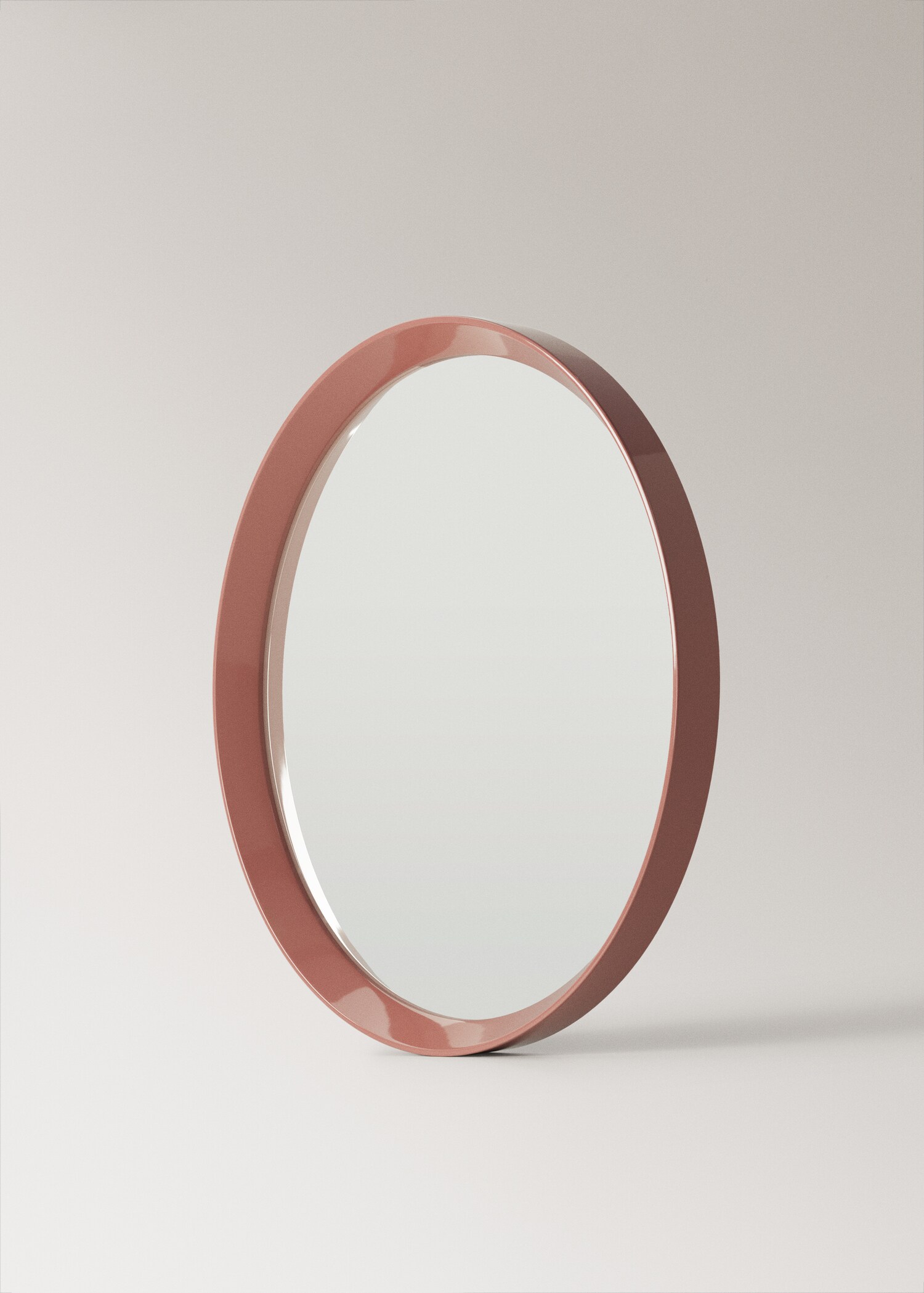 Large round lacquered mirror - Details of the article 1