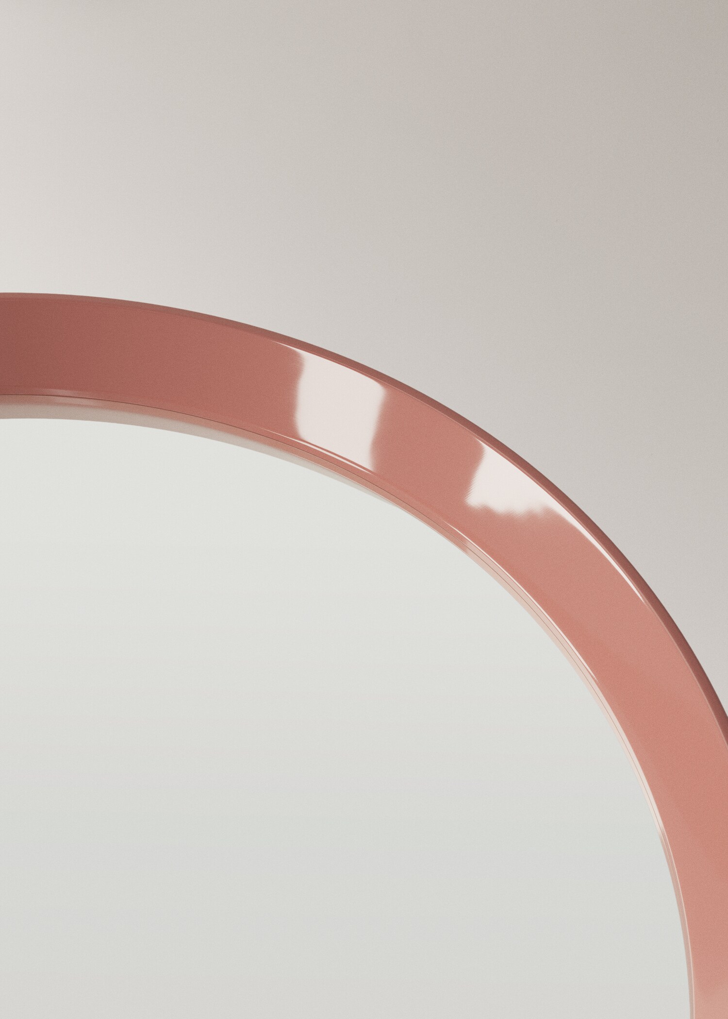 Large round lacquered mirror - Details of the article 2