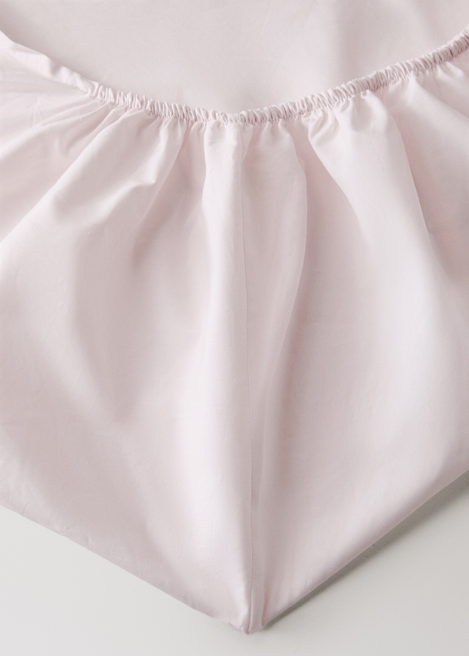 200-thread count percale cotton fitted sheet for 90 cm bed - Details of the article 2