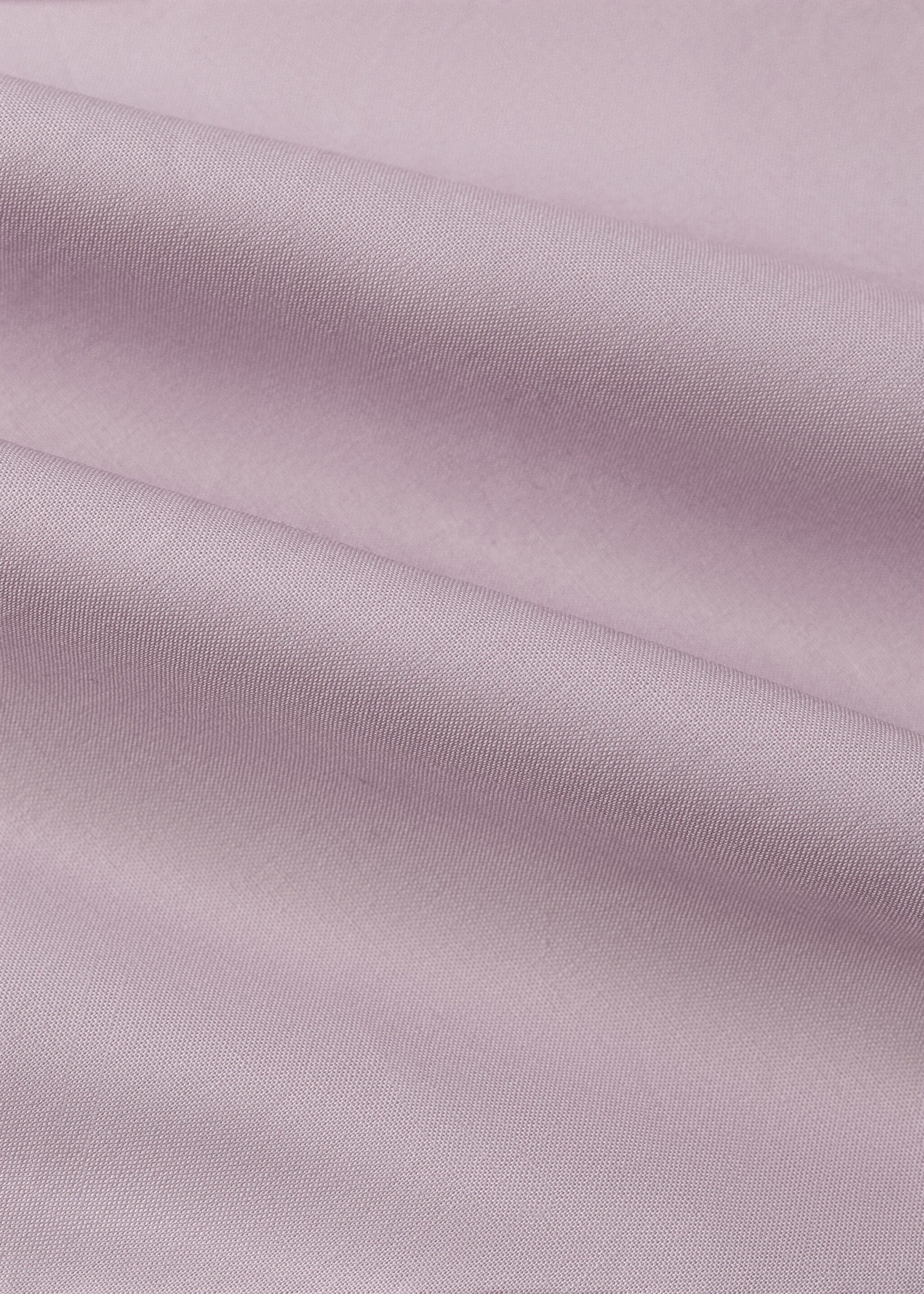 200-thread count percale cotton fitted sheet for 150 cm bed - Details of the article 1, Light/Pastel Purple. Ref: 27052921-00.
