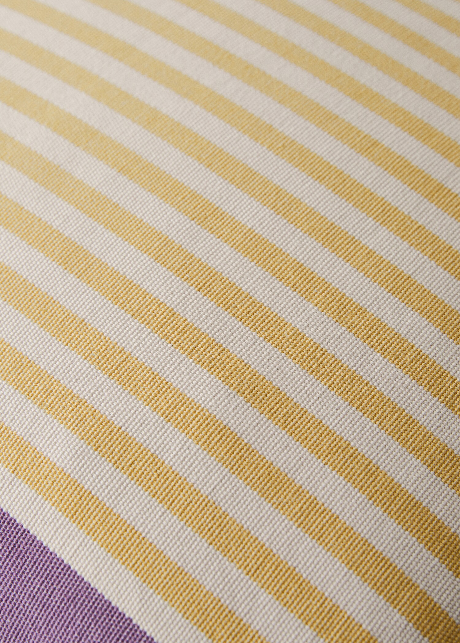 Cotton stripe cushion cover 50x50cm - Details of the article 3