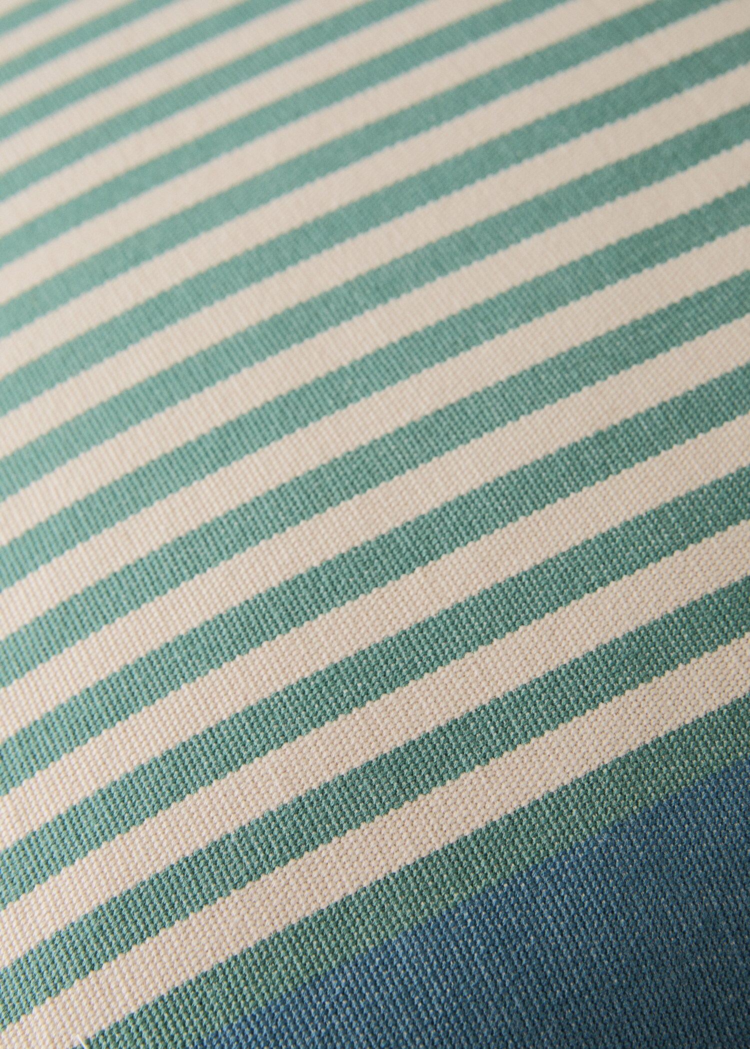 Cotton stripe cushion cover 50x50cm - Details of the article 3