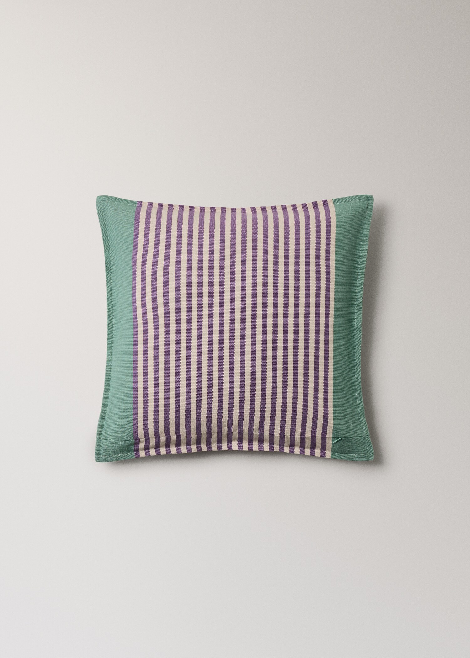 Cotton stripe cushion cover 50x50cm - Details of the article 4