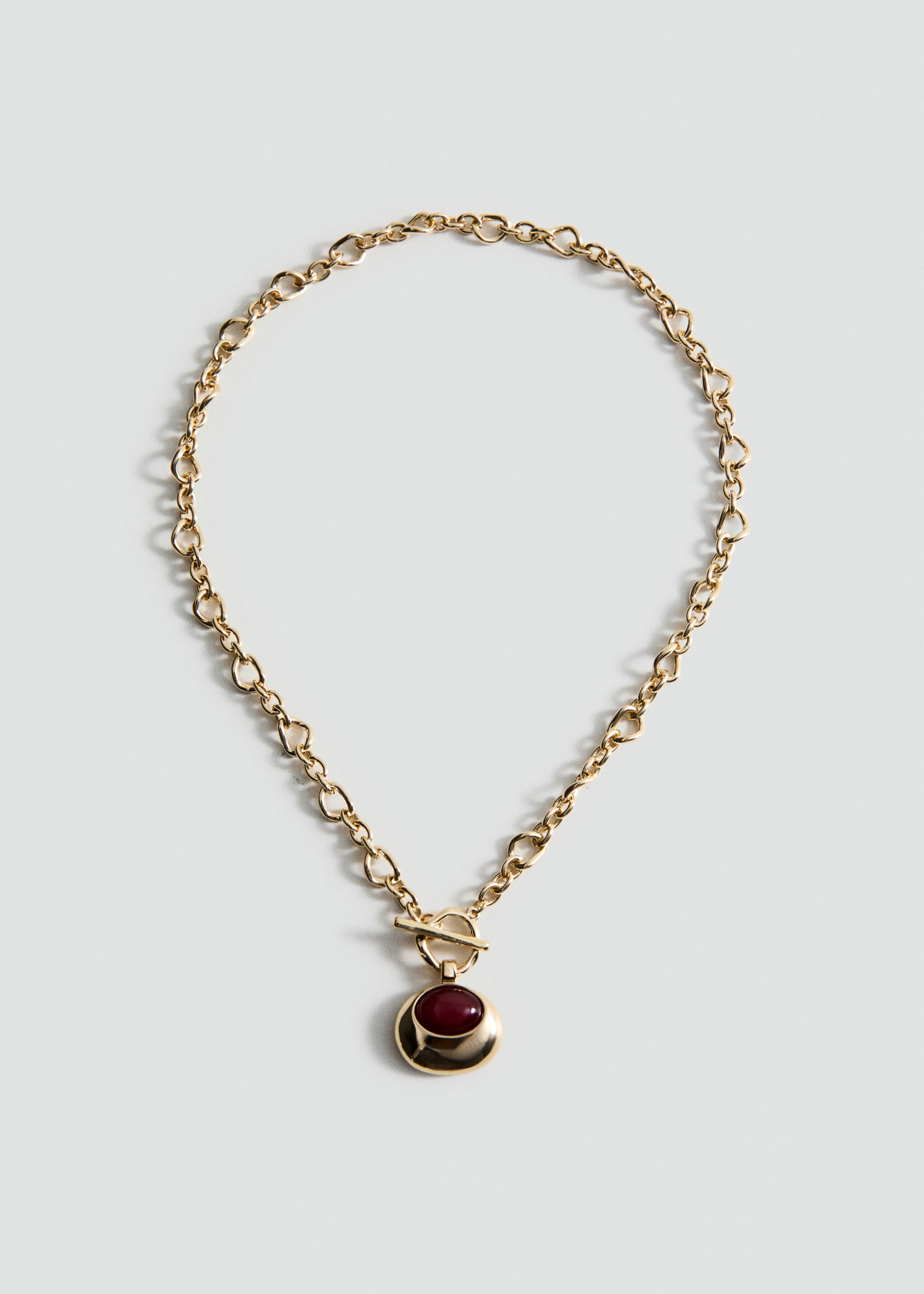Collier à maillons et cercle - Article sans modèle, Or. Ref: 27052930-00.