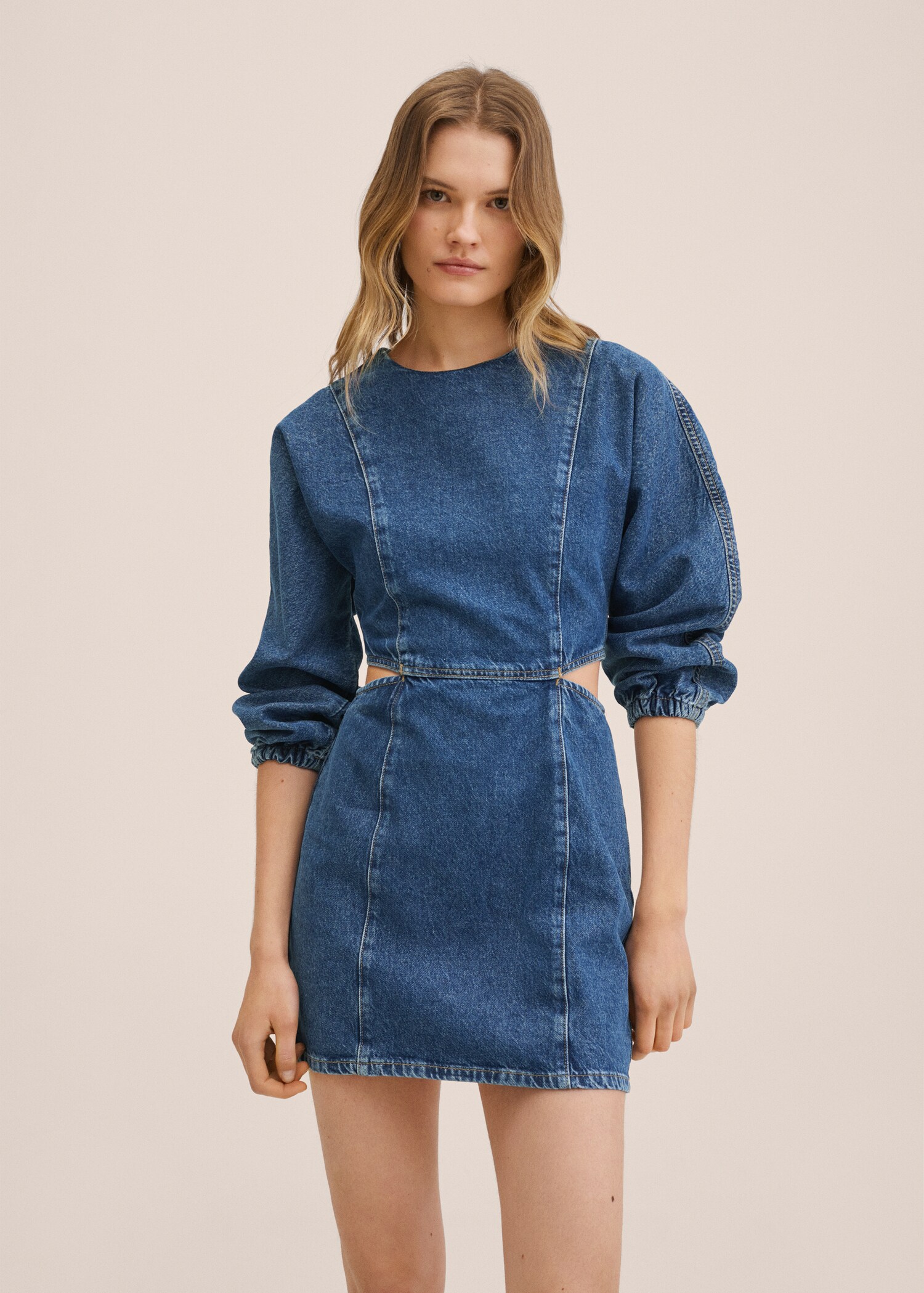 Asos Veste Jean Manche Bouffante Asos Design Chemise En Jean