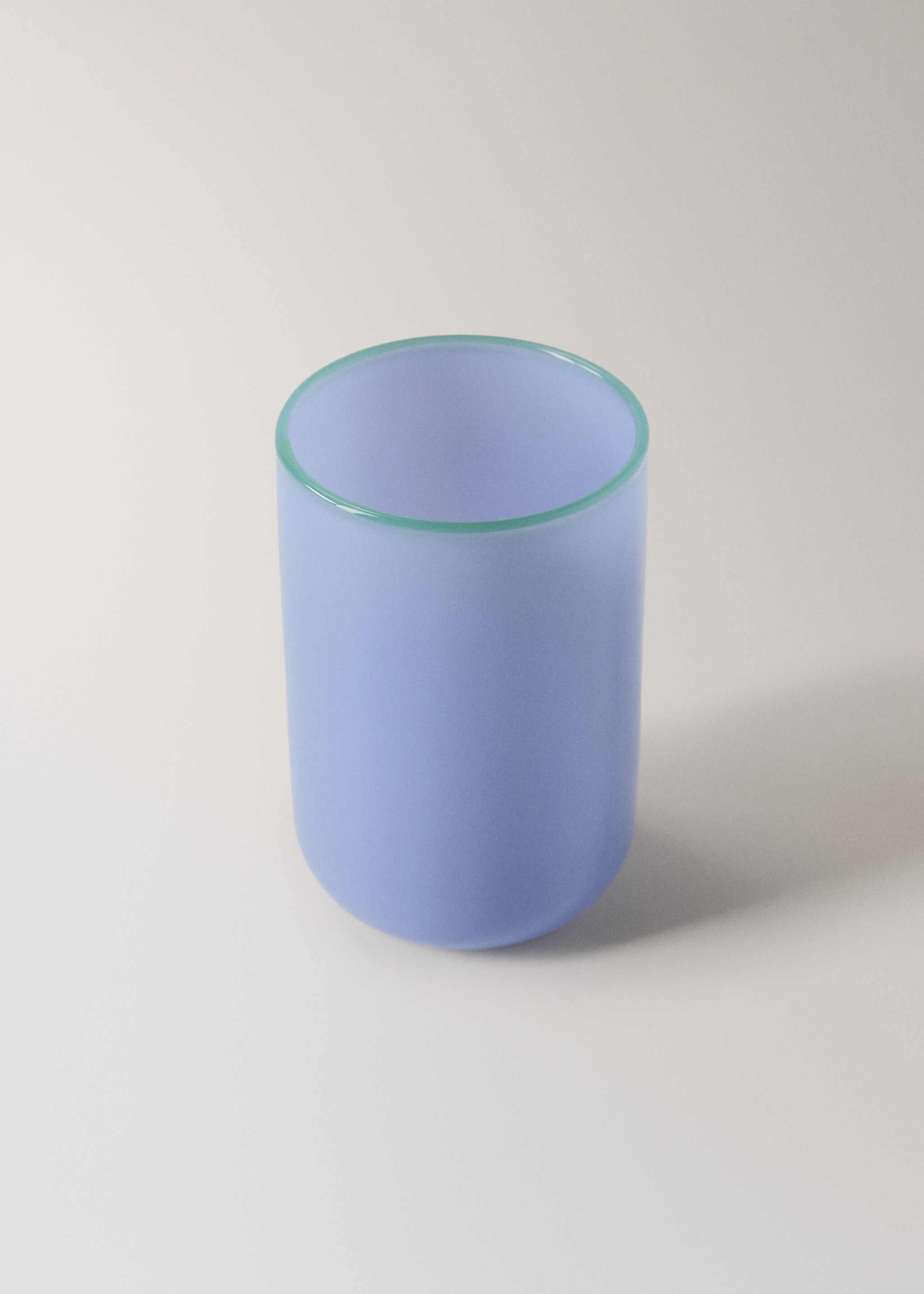 Coloured borosilicate bathroom glass - Details of the article 1, Blue. Ref: 27053272-00.