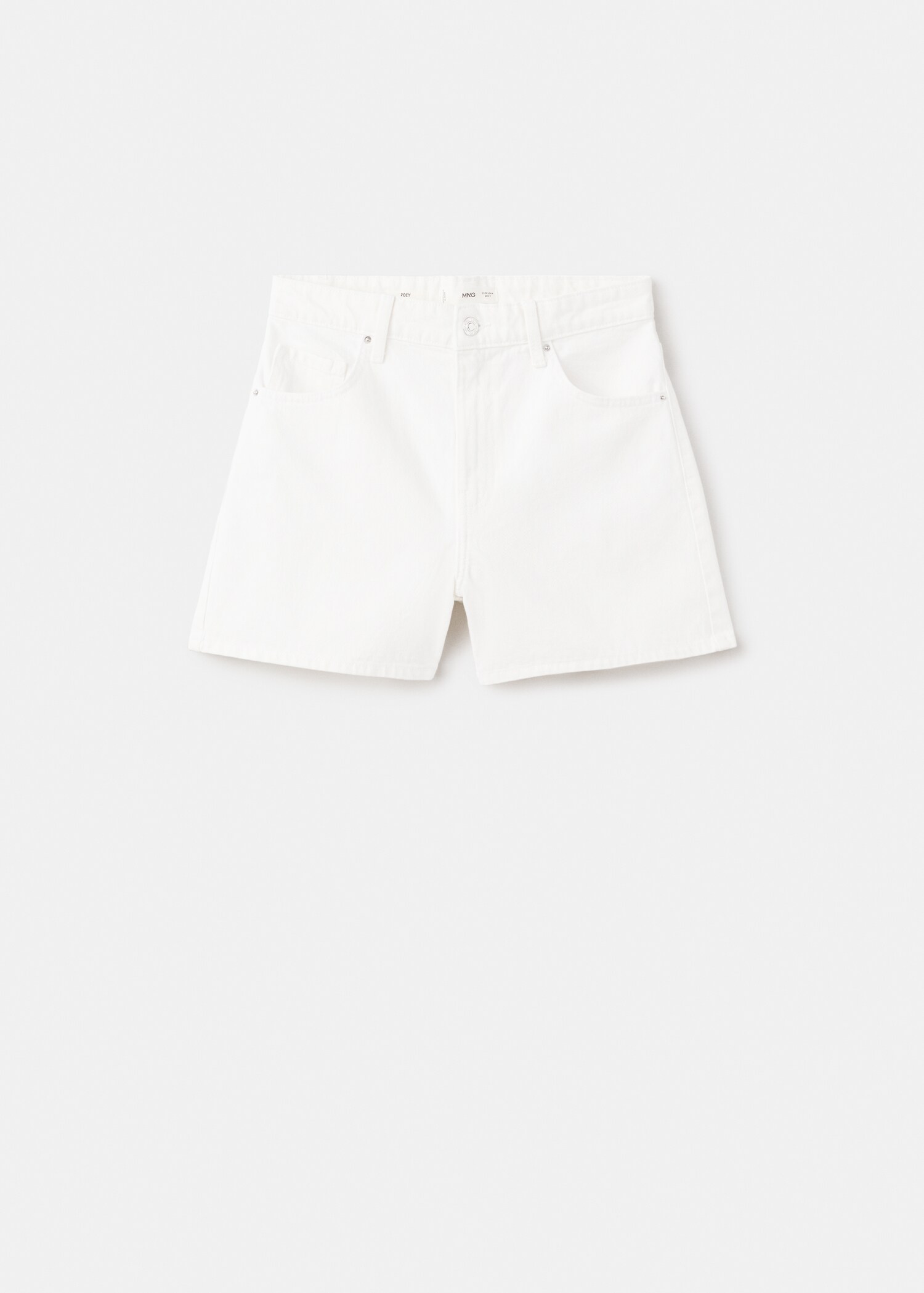 Short en jean droit taille haute - Article sans modèle