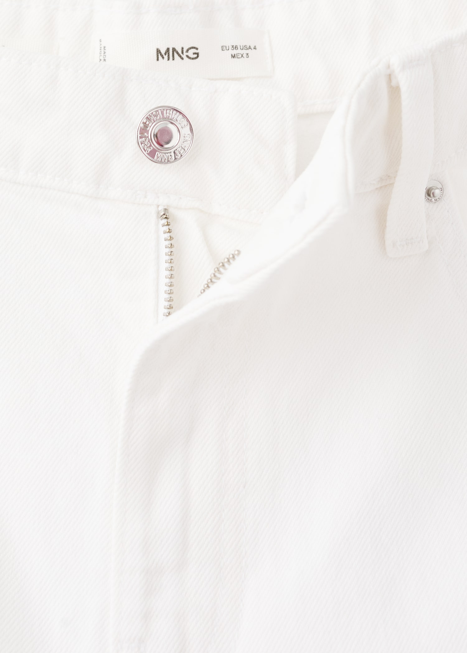 Short en jean droit taille haute - Détail de l'article 8