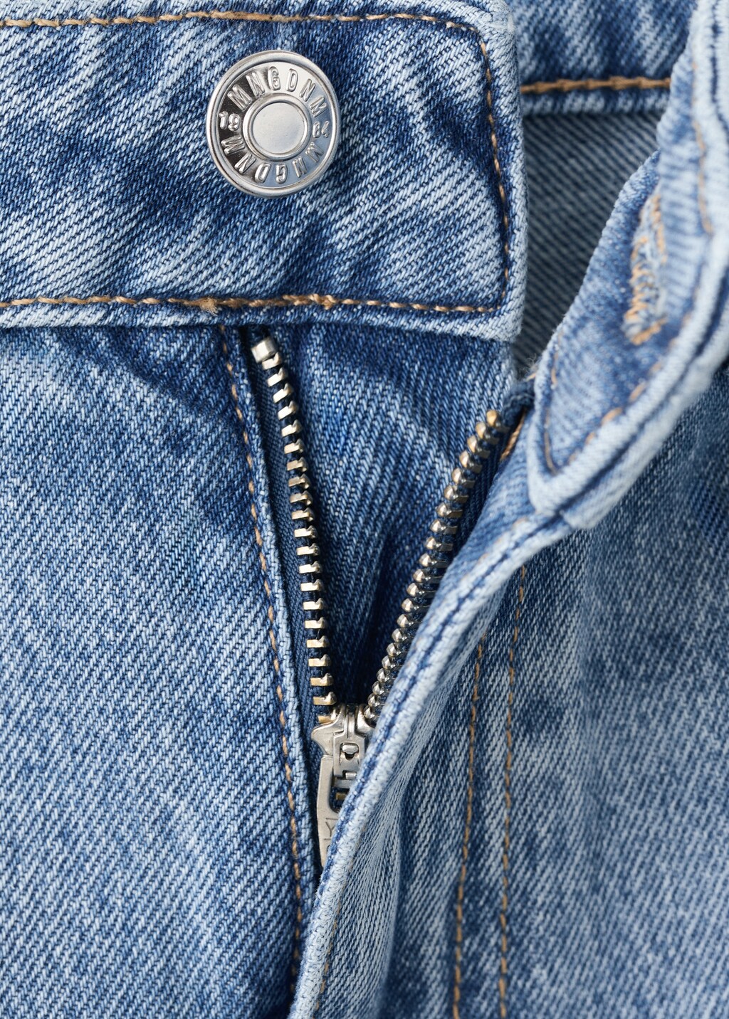 Mango Straight low-waist jeans