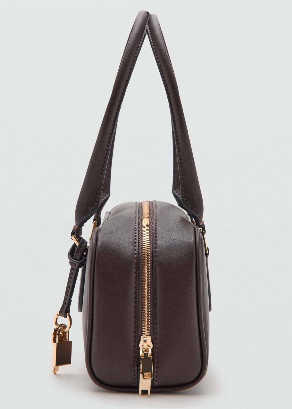 Small bowling bag with charm detail - image 4
