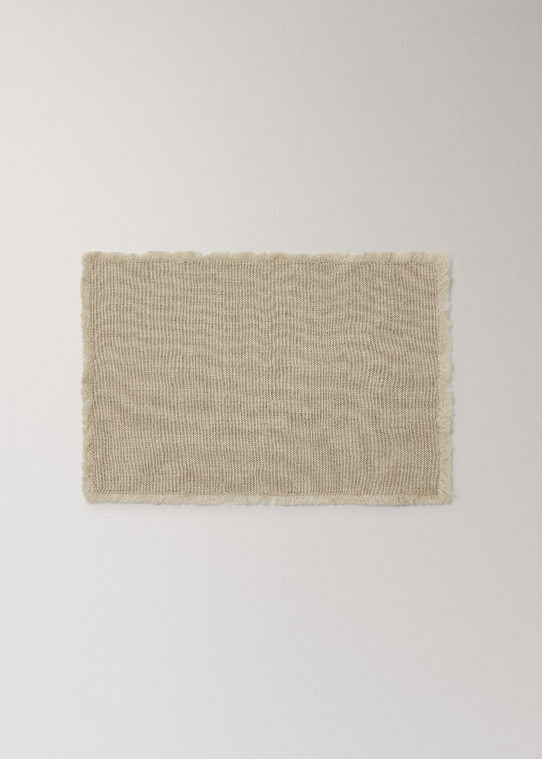 Mantel individual yute desflecado - Artículo sin modelo, Marrón claro/pastel. Ref: 27053302-00.