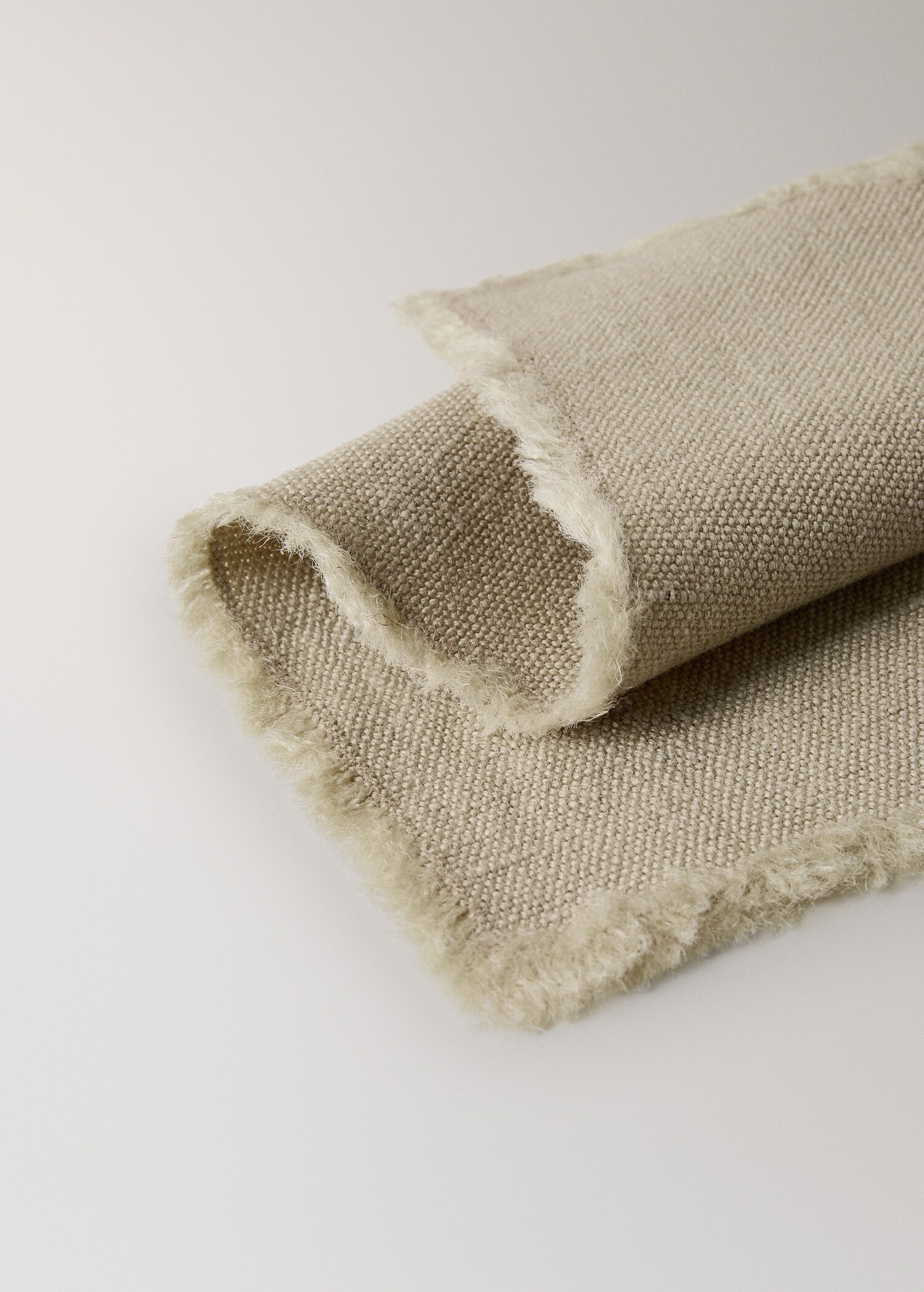 Jute-Tischset mit ausgefranstem Rand - Detail des Artikels 1