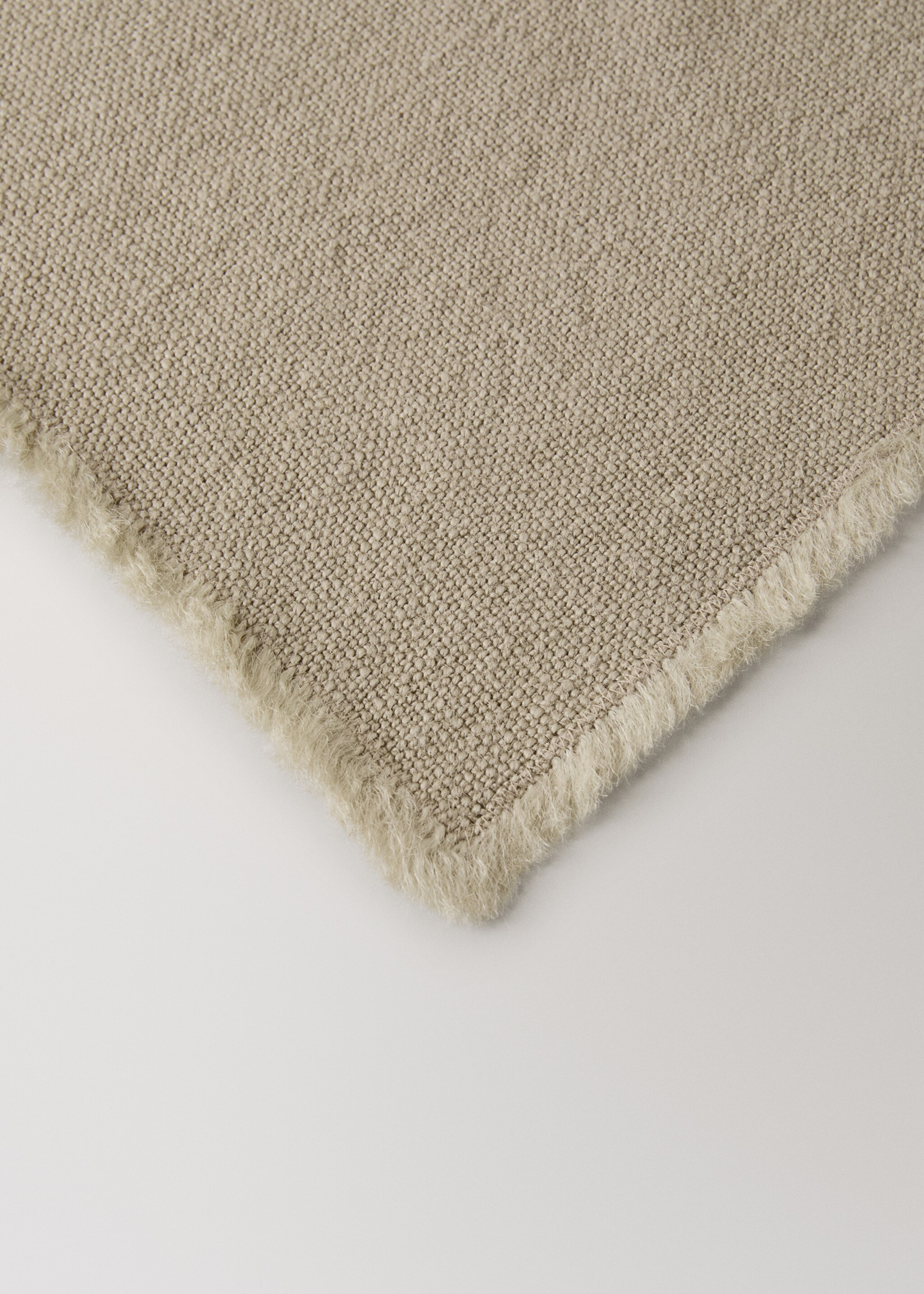 Mantel individual yute desflecado - Detalle del artículo 2, Marrón claro/pastel. Ref: 27053302-00.