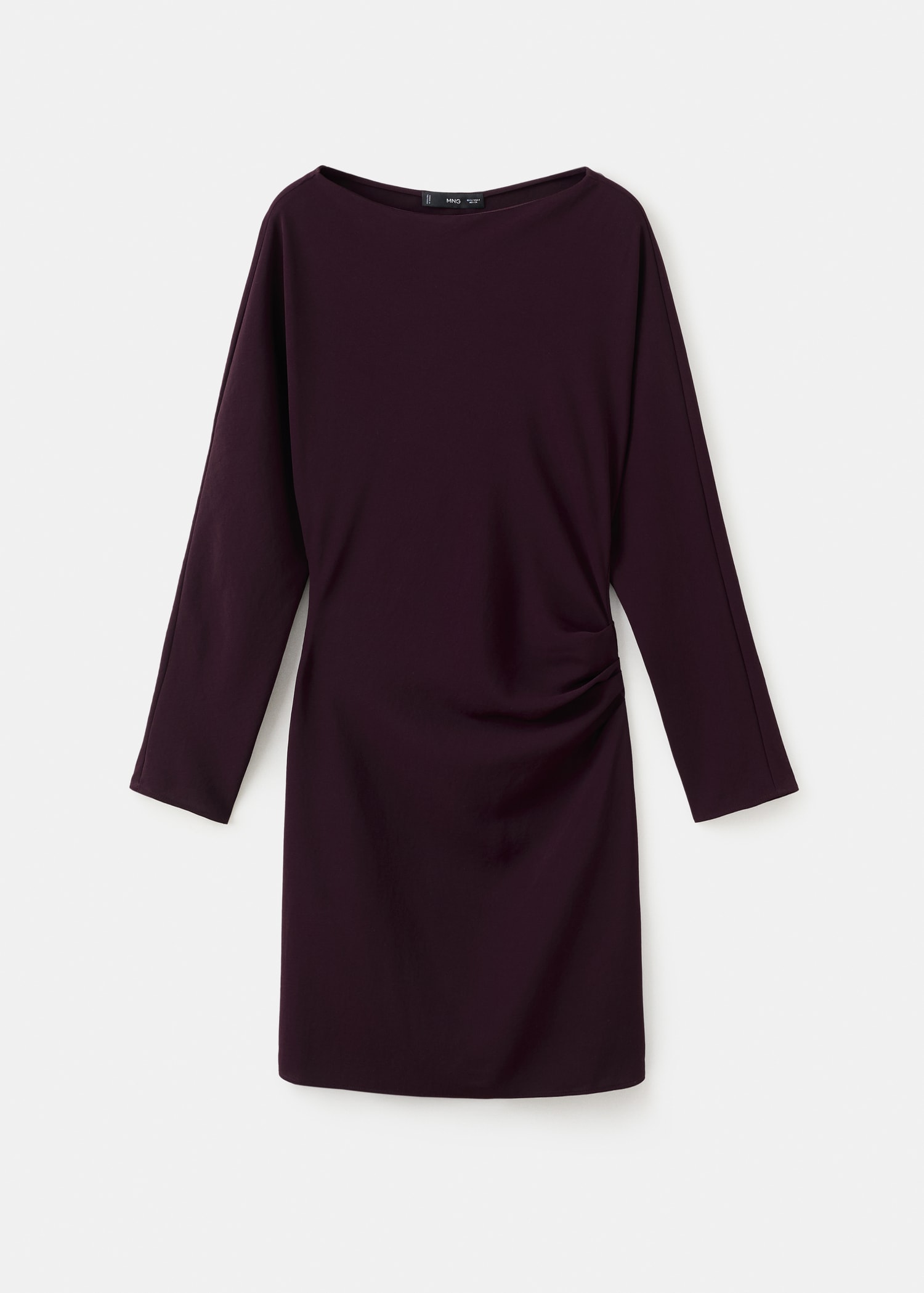 Vestit coll barca frunzit - Article sense model