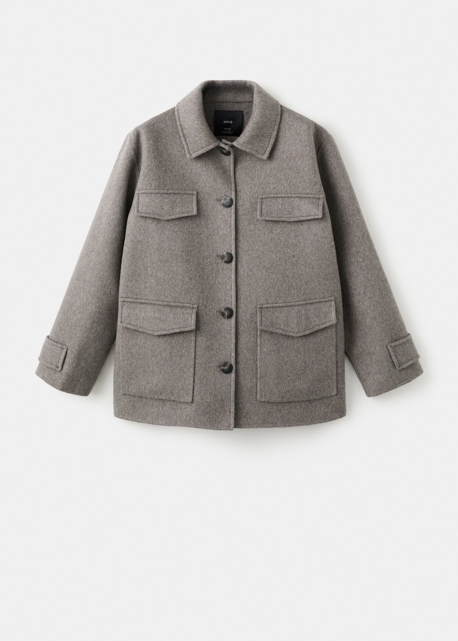 Wool jacket with pockets - Article without model