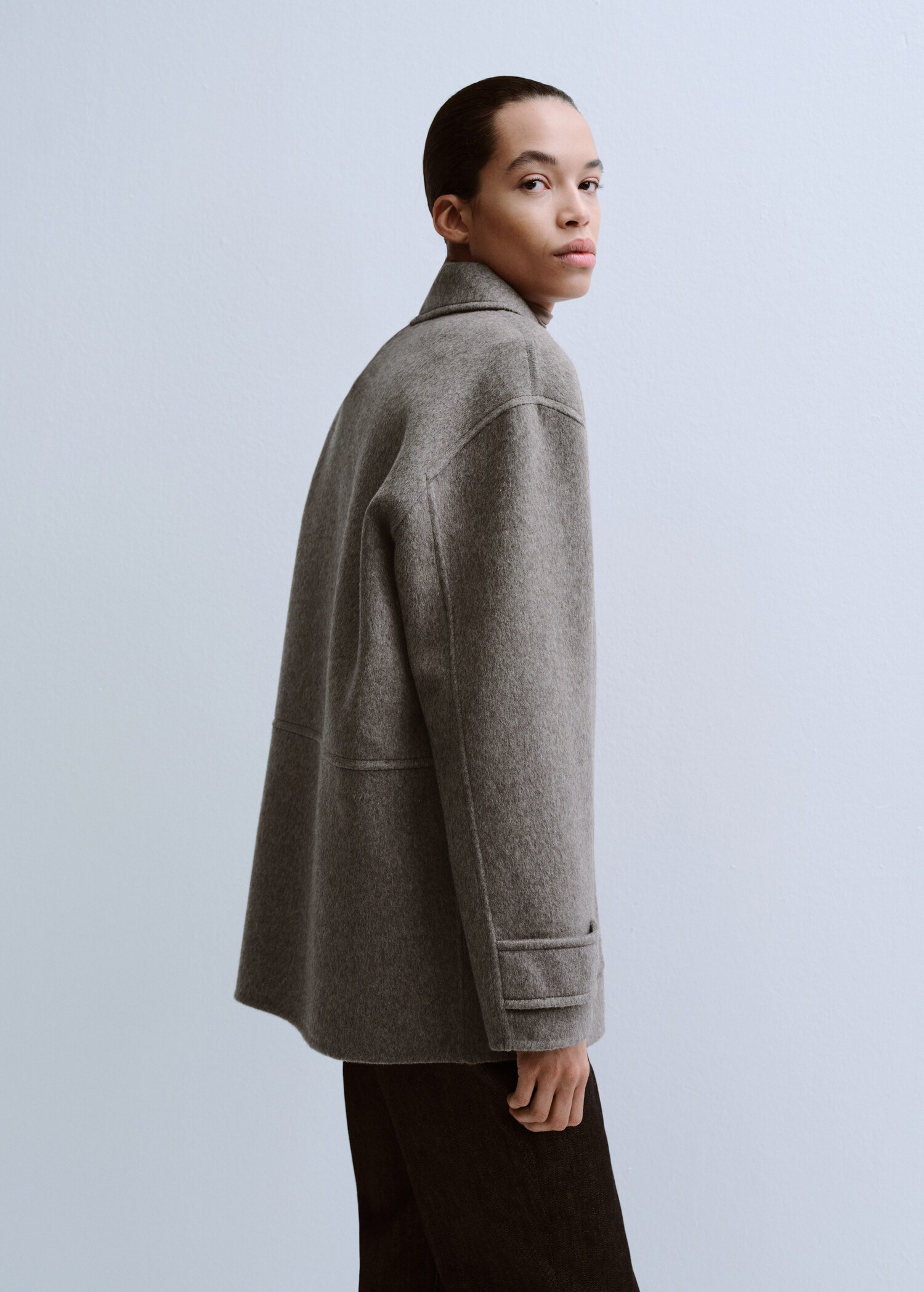 Wool jacket with pockets - Details of the article 1