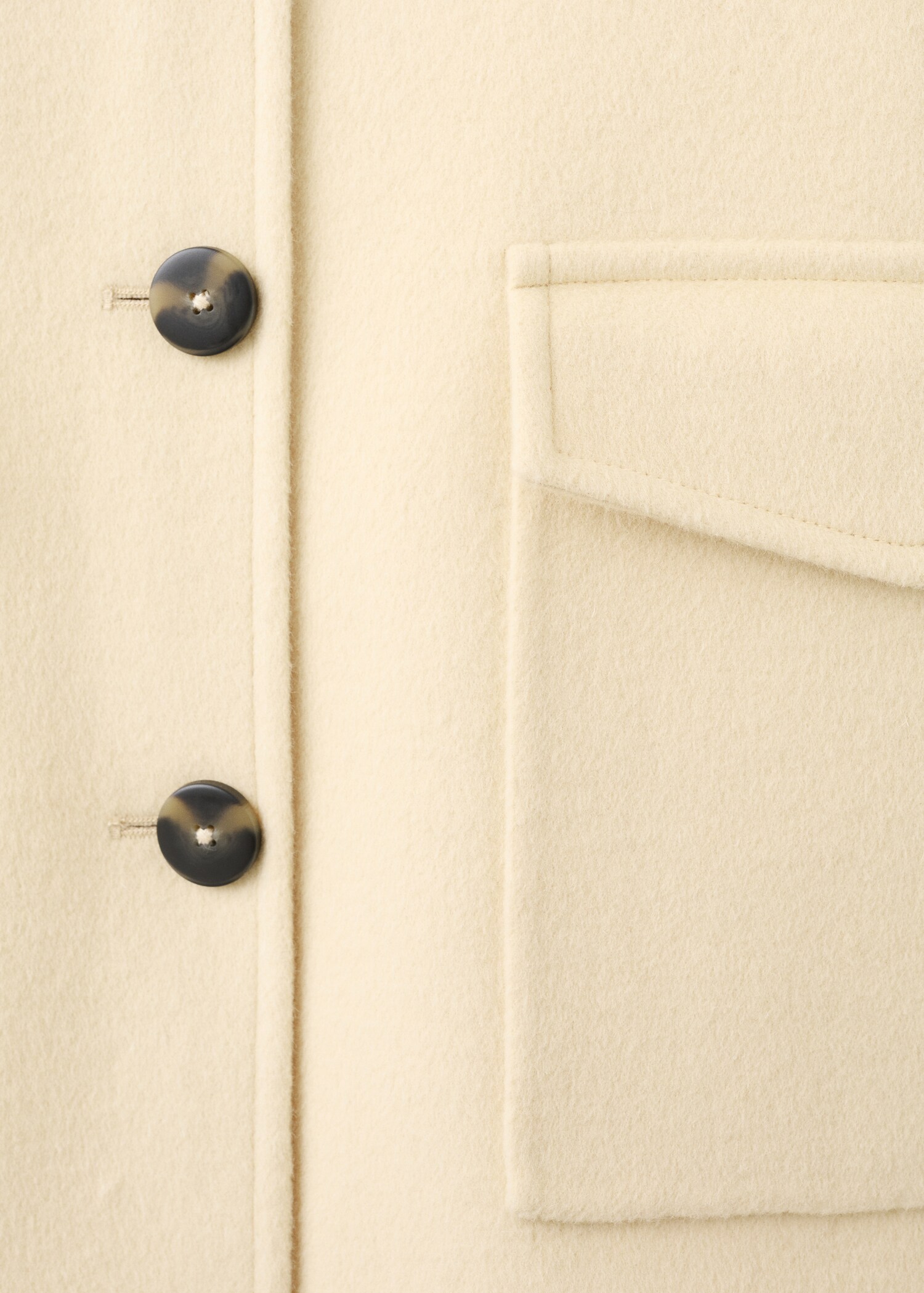 Wool jacket with pockets - Details of the article 0