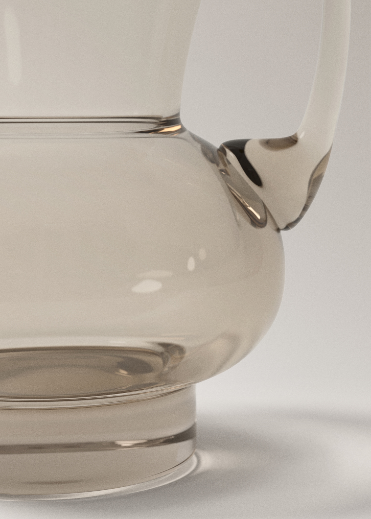 Glass jug with handle - Details of the article 2