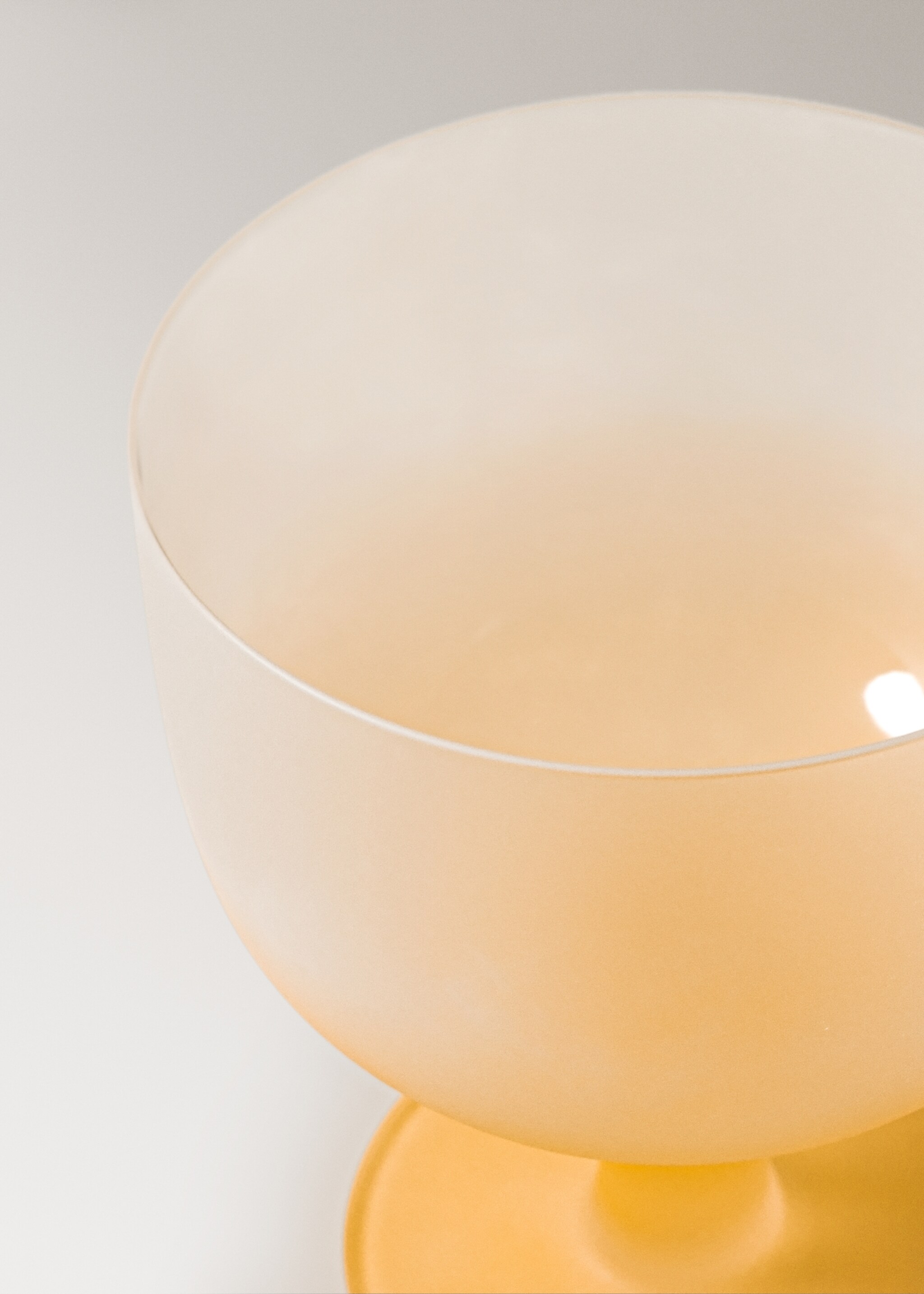 Mat staklena čaša u boji - Detalji artikla 1, Žuta. Ref: 27053313-00.