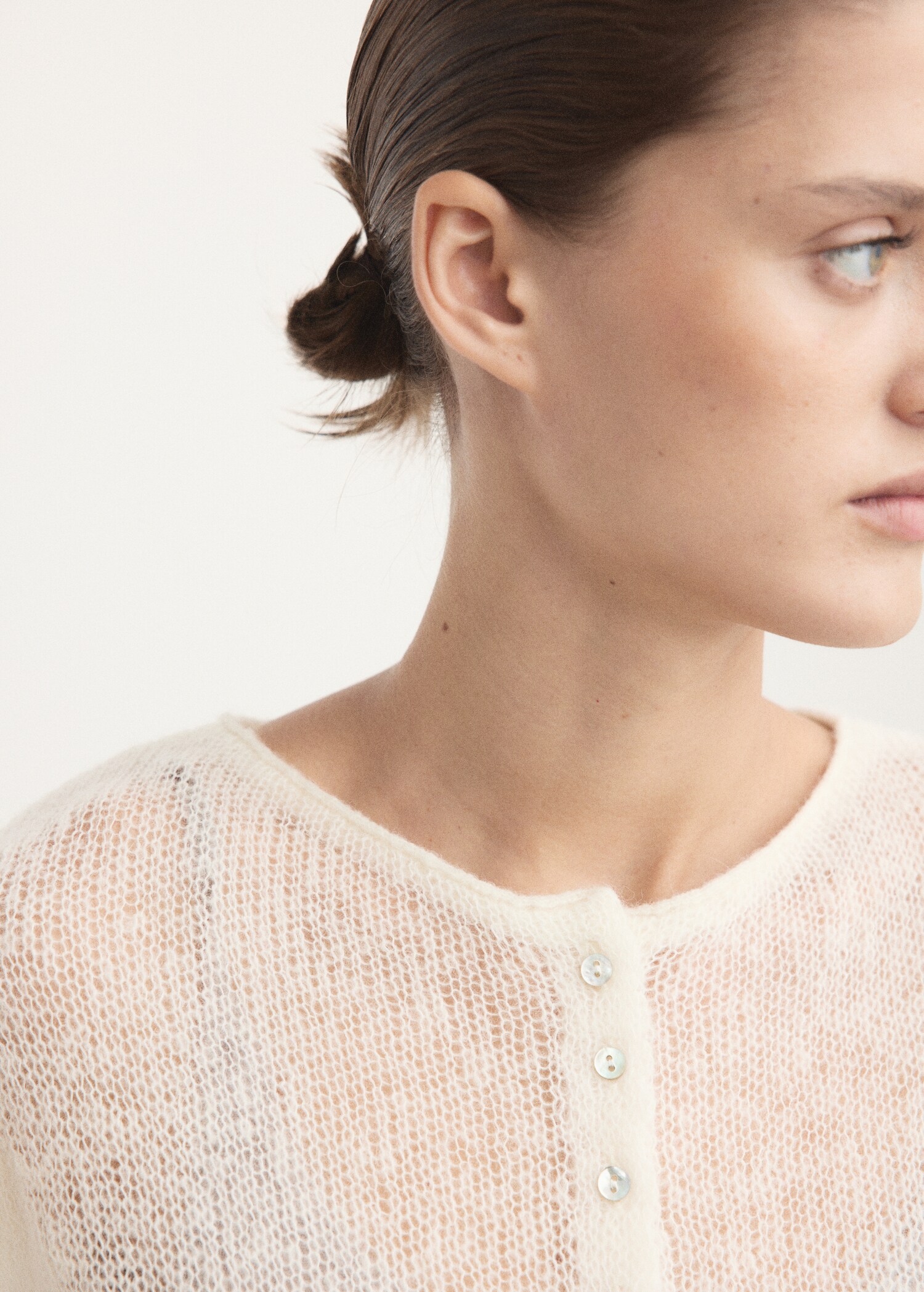 Open-knit wool top - Details of the article 1