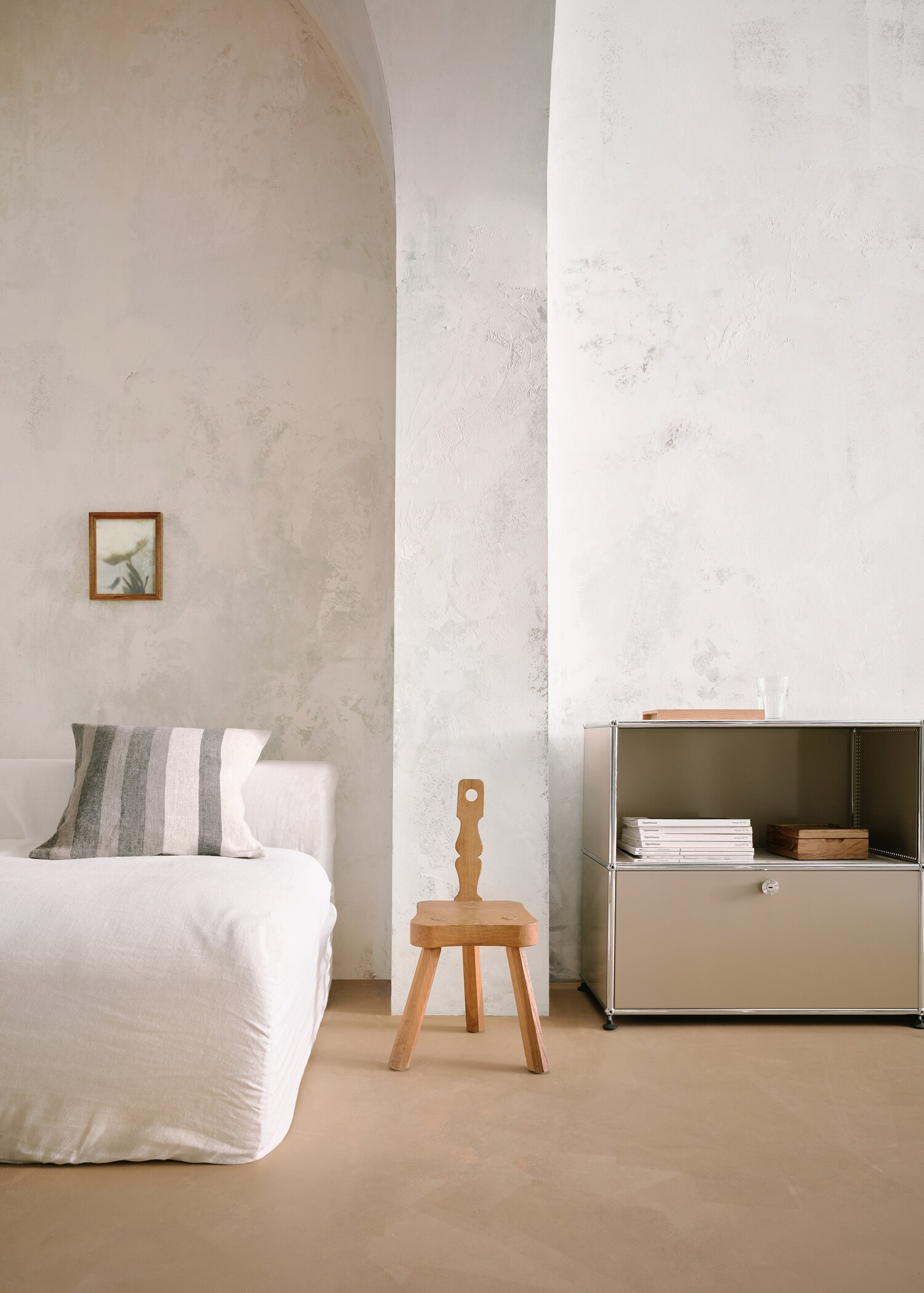 Linen striped cushion cover 50x50 cm - Details of the article 6