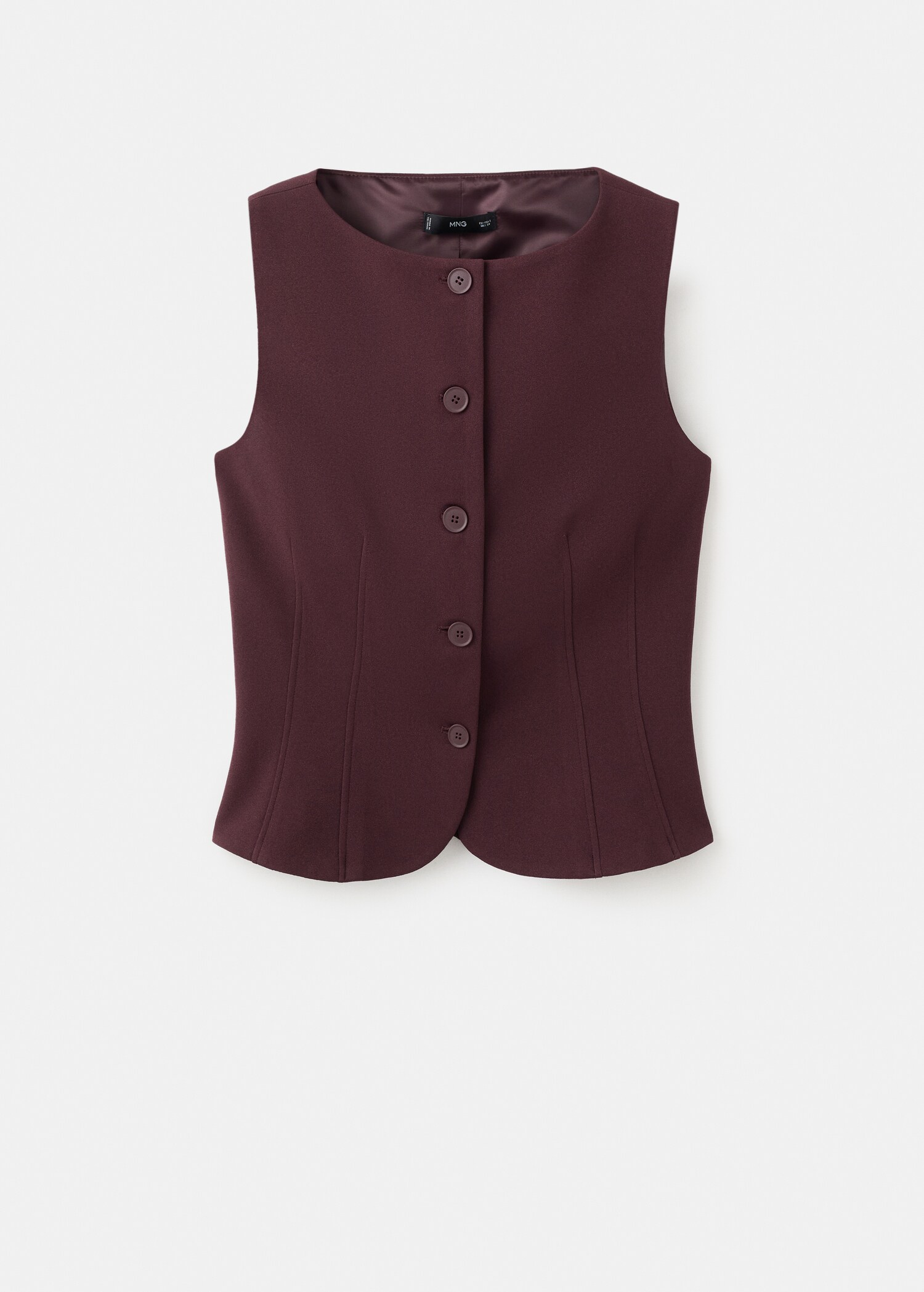 Suit waistcoat with buttons - Article without model