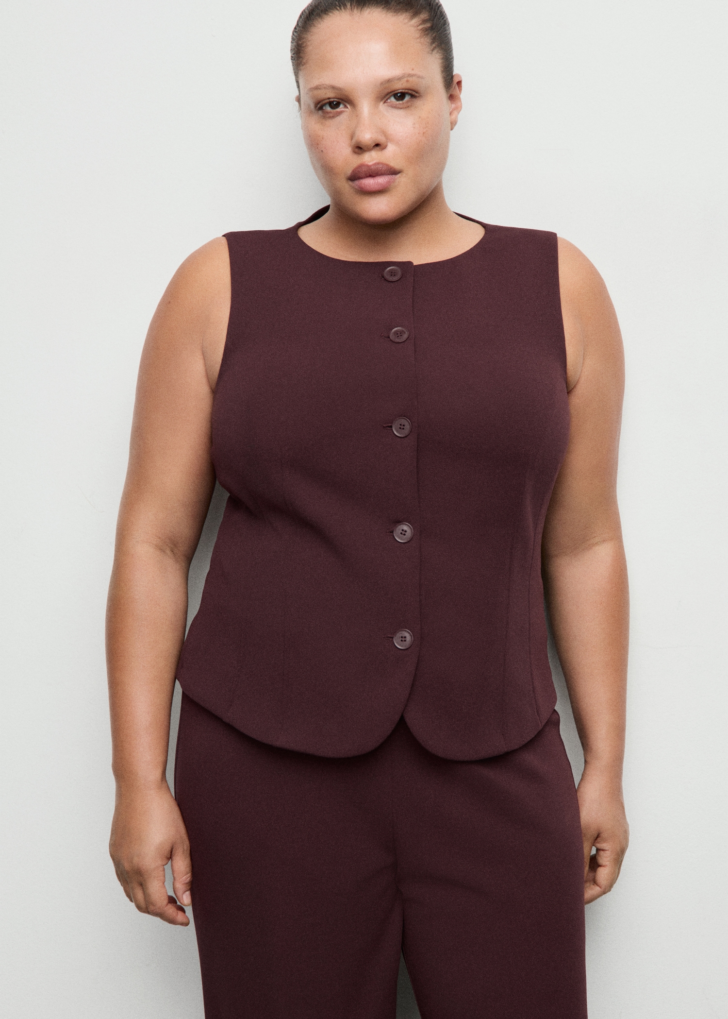 Suit waistcoat with buttons - Details of the article 5