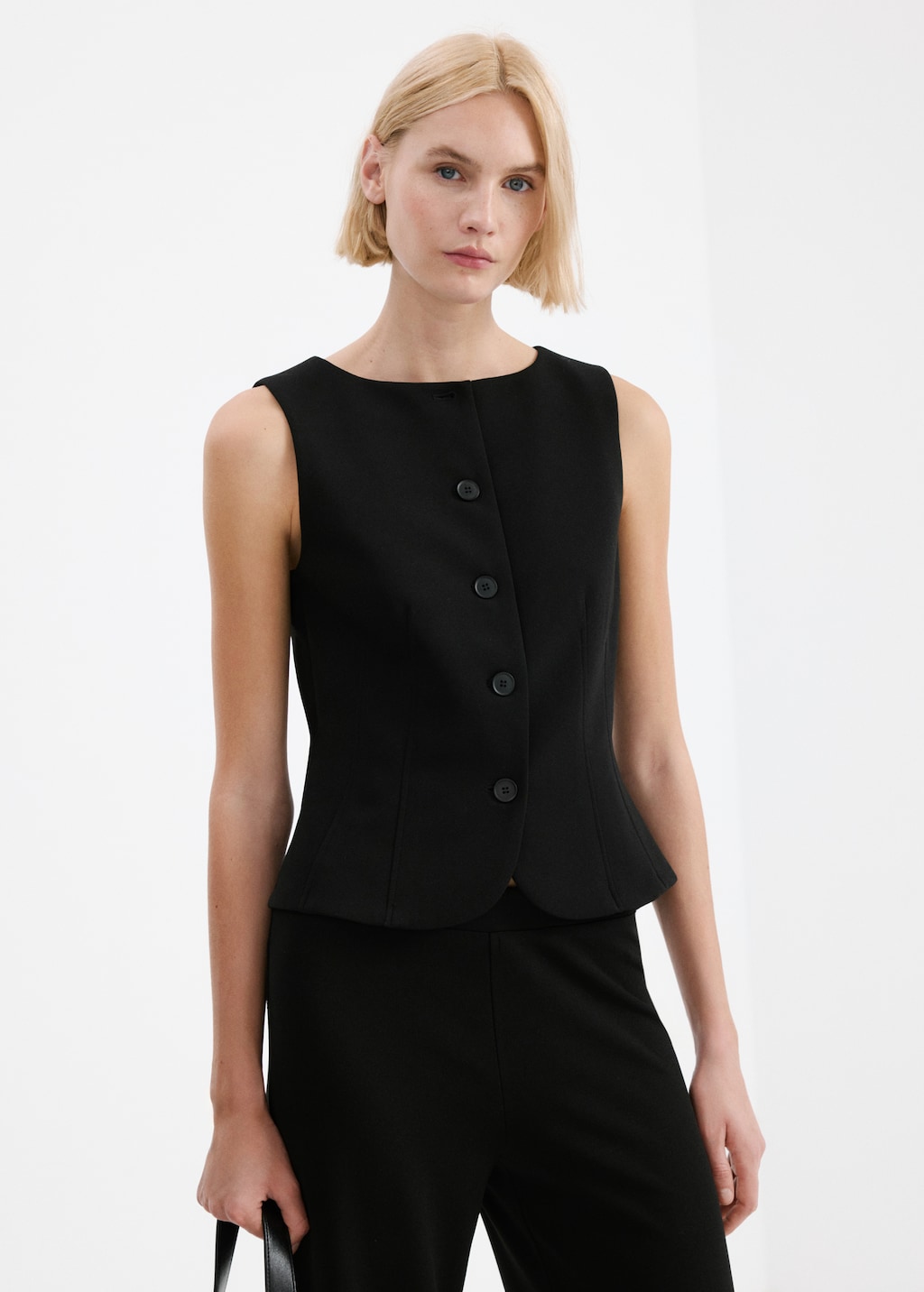 Suit vest with buttons - image 3
