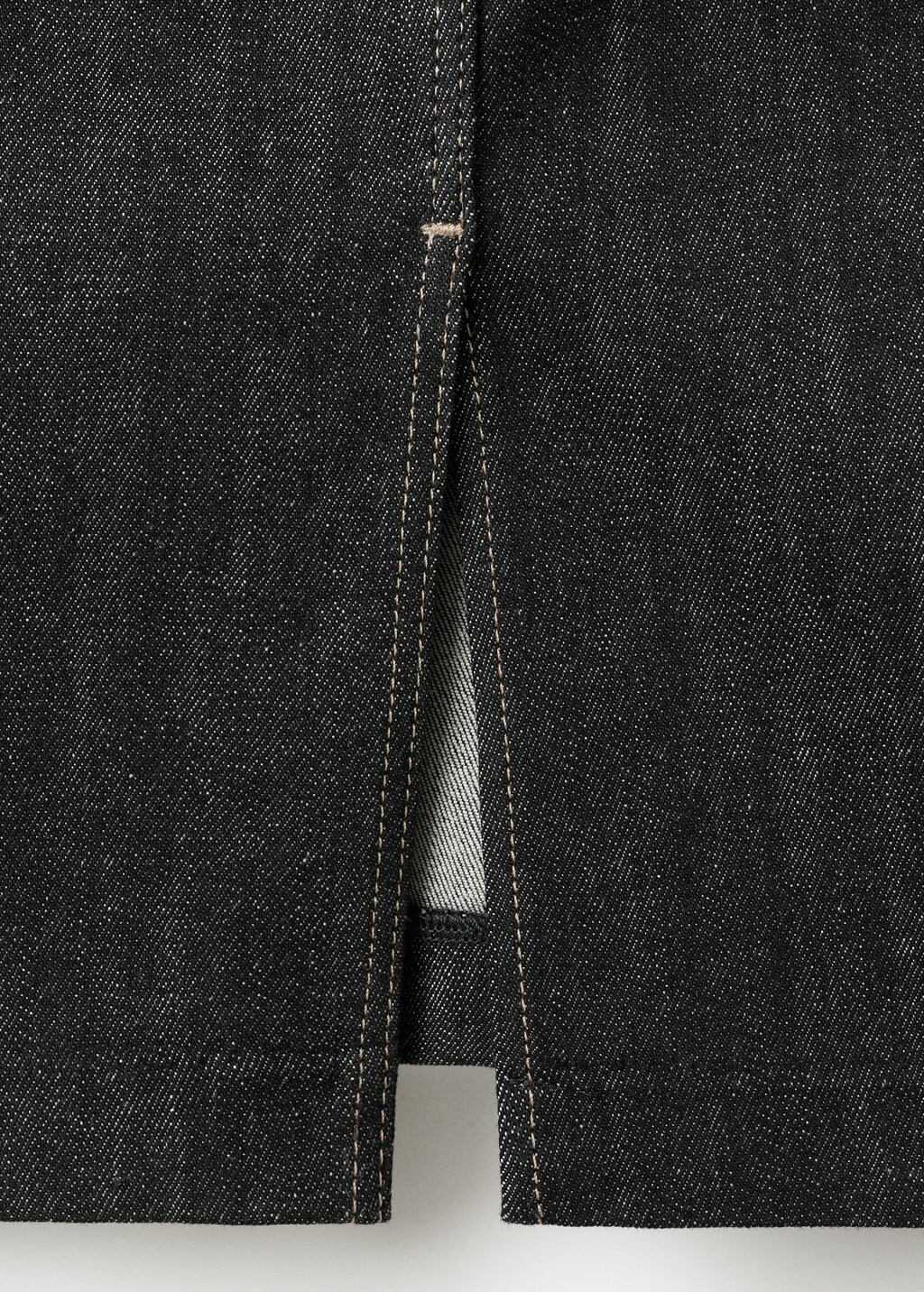Denim midi-skirt - image 5